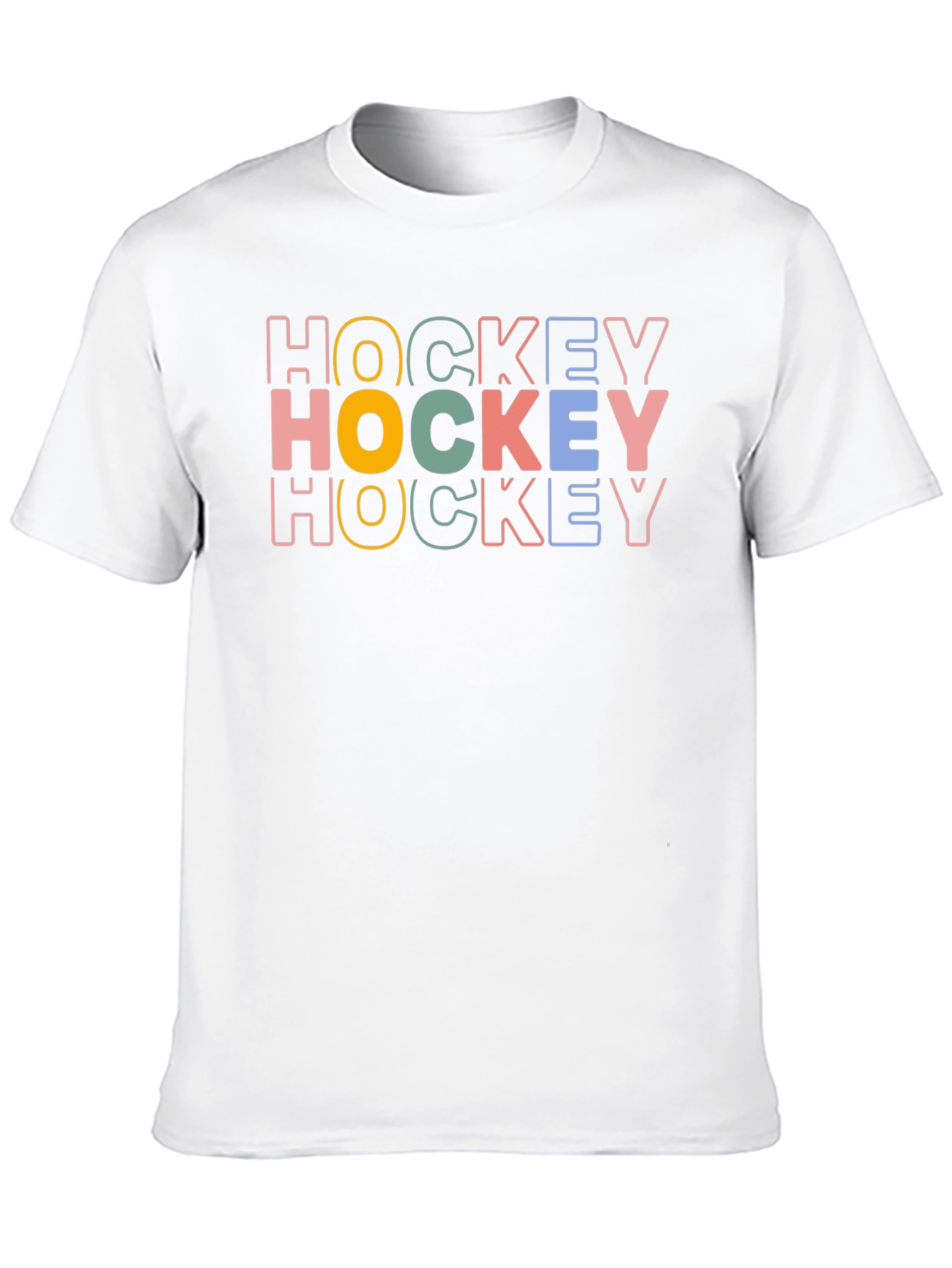 Black Retro Hockey T-Shirt - Stylish Sportswear view 10