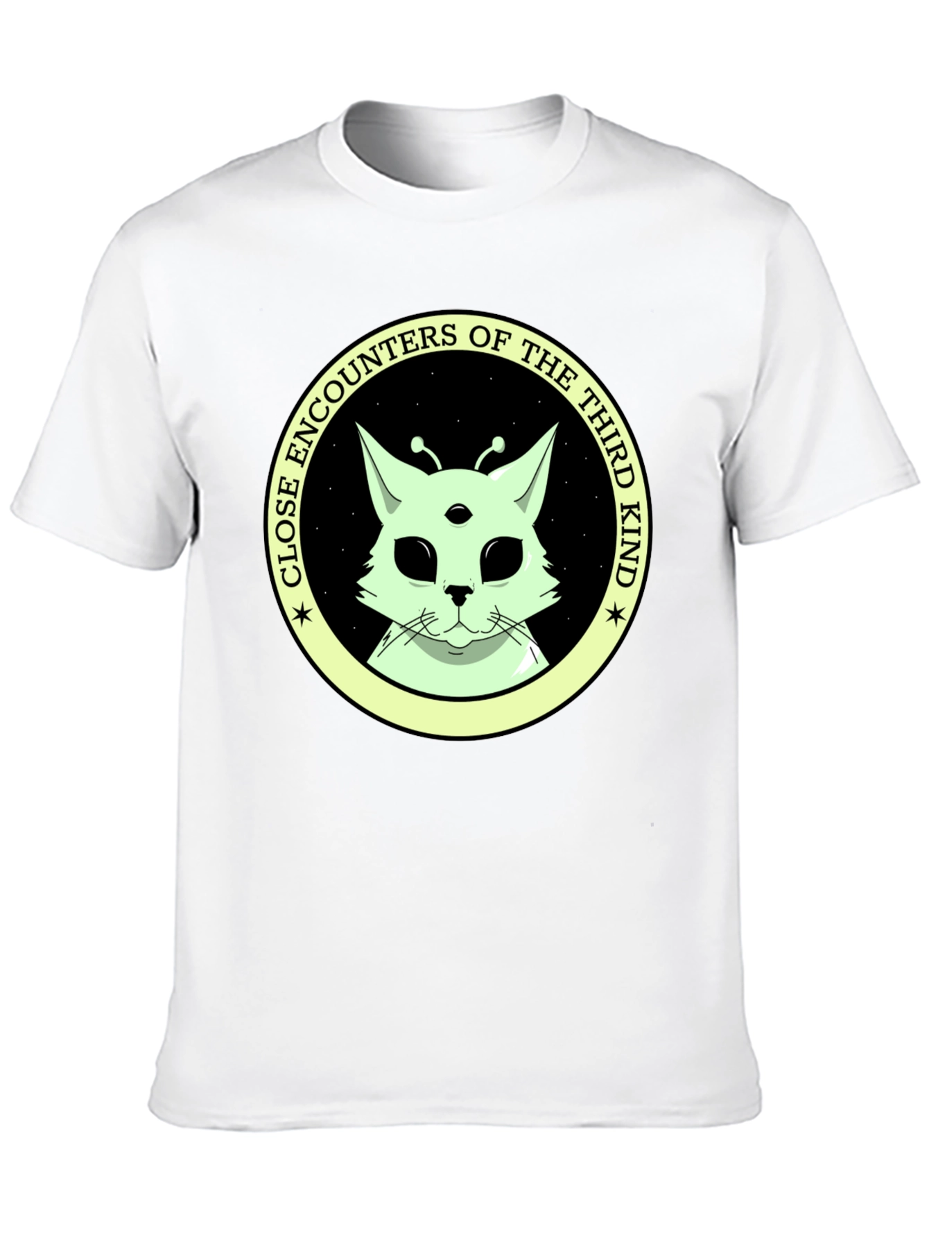 Black Alien Cat T-Shirt: Close Encounters of the Third Kind view 10