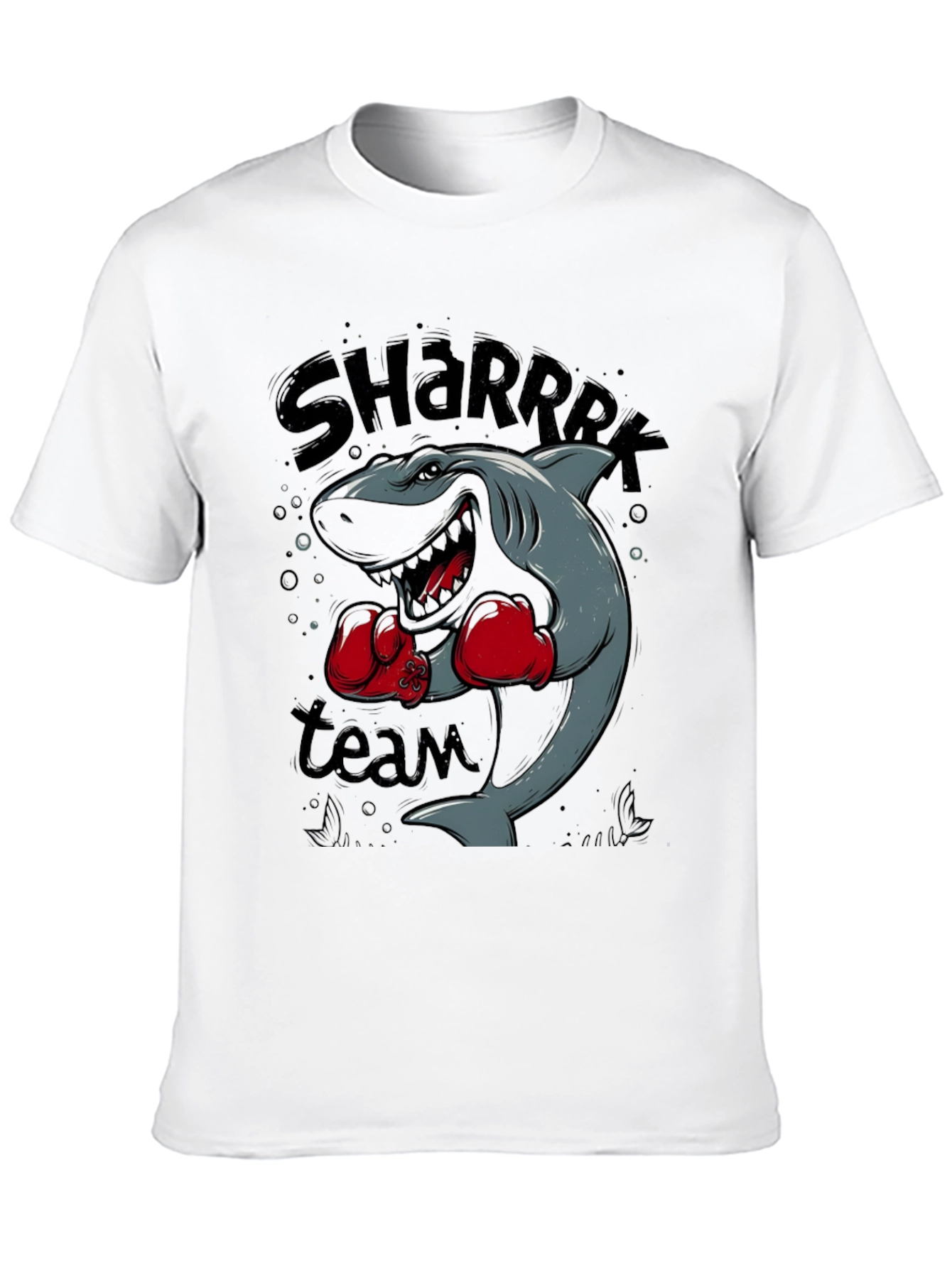 Black Shark Boxing Team Graphic Black T-Shirt view 10