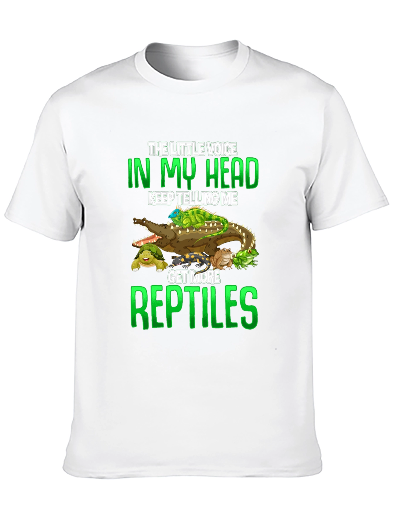 Black Reptiles T-Shirt: Little Voice in My Head view 10