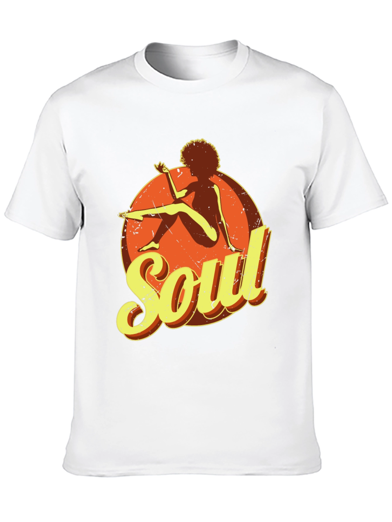 Black Soul Graphic T-Shirt - Retro Style Black Tee view 10