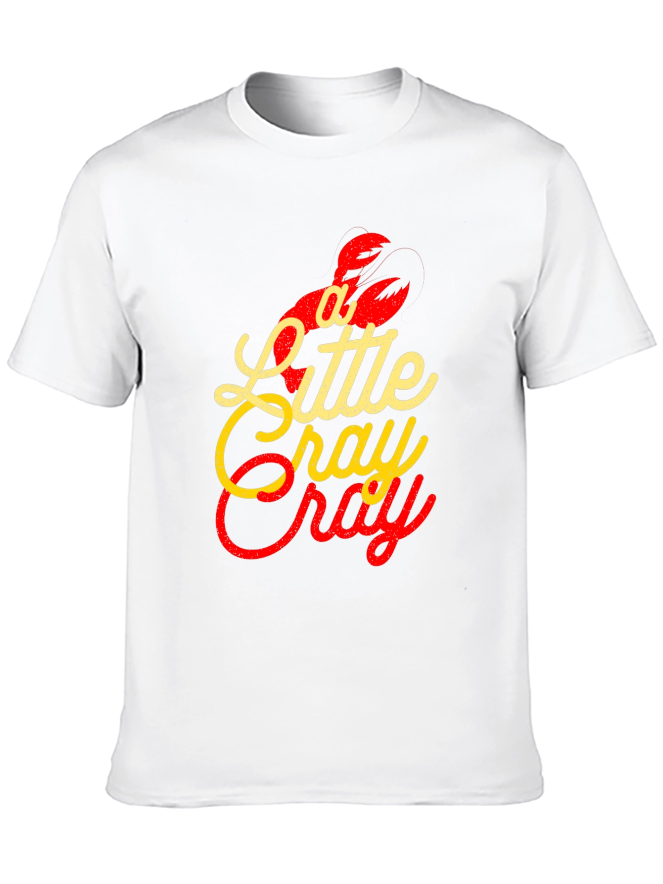 Black A Little Cray Funny Lobster Graphic T-Shirt view 10