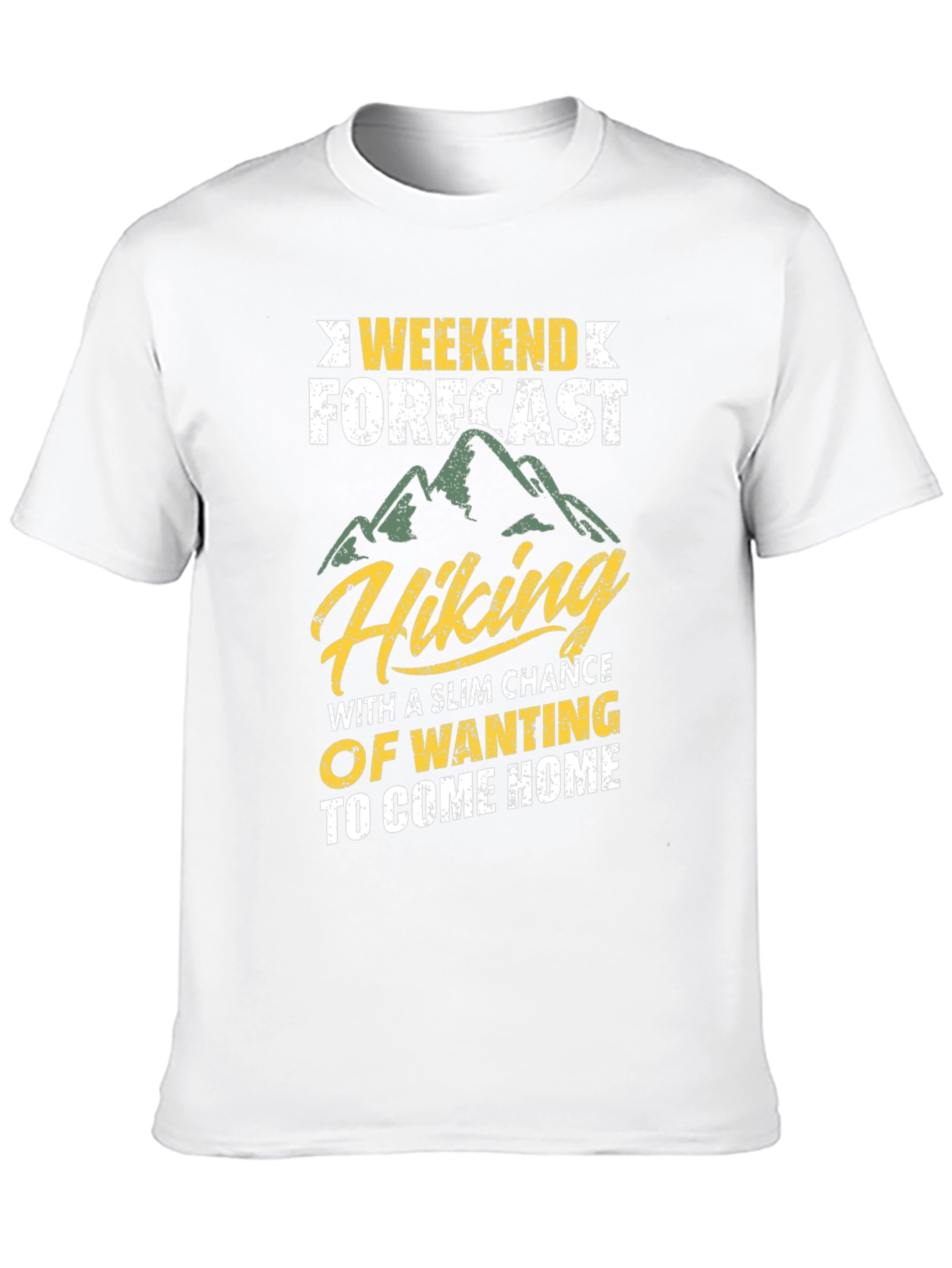 Black Hiking Forecast T-Shirt view 10