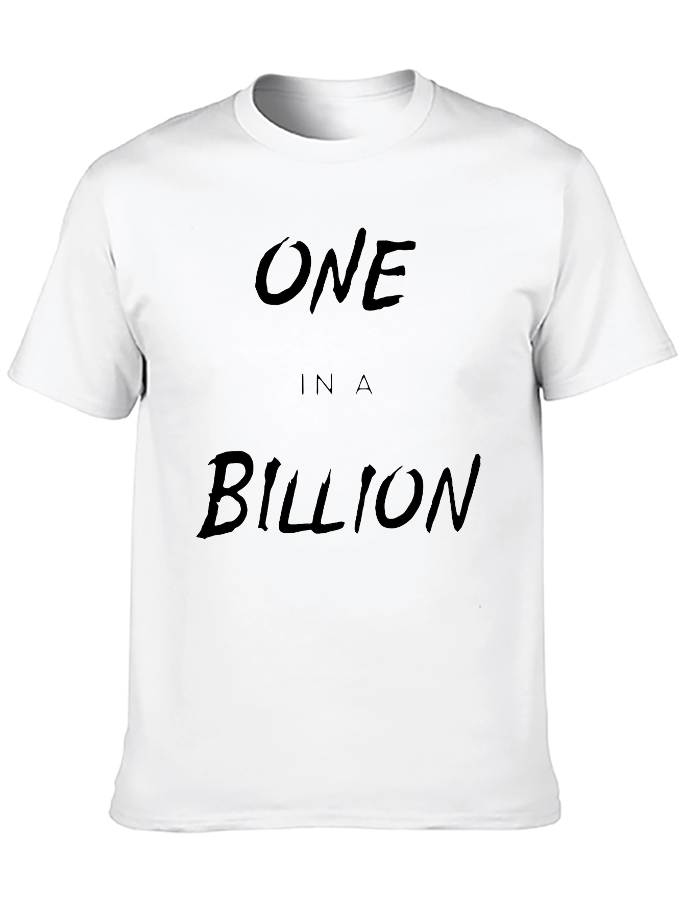 Black One in a Billion Black Graphic Tee view 10