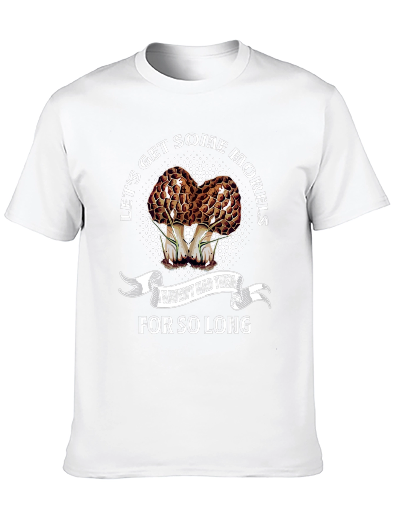 Black Morel Mushroom T-Shirt - Let's Get Some Morels view 10