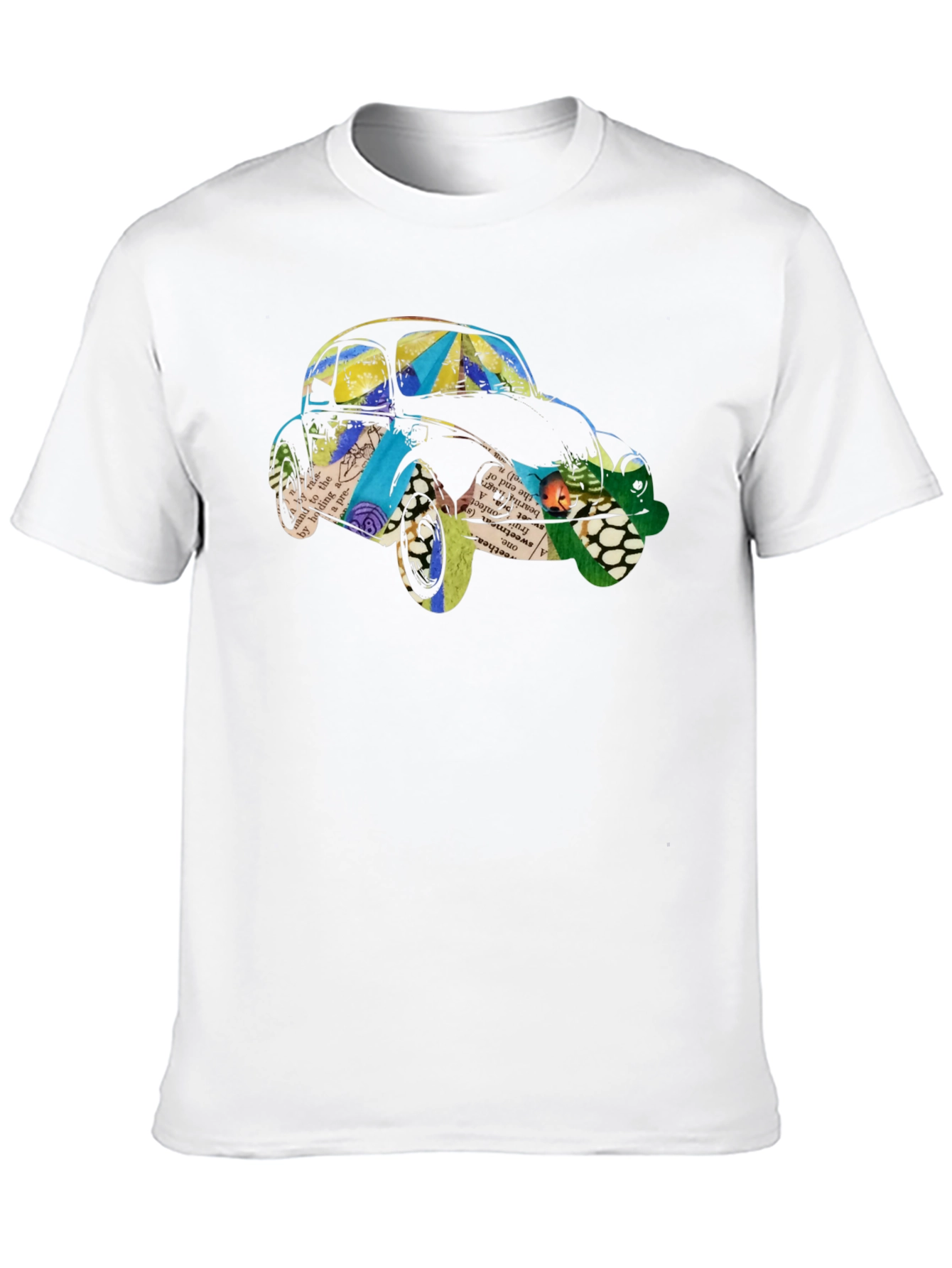 Black Vintage Car Graphic Black T-Shirt view 10