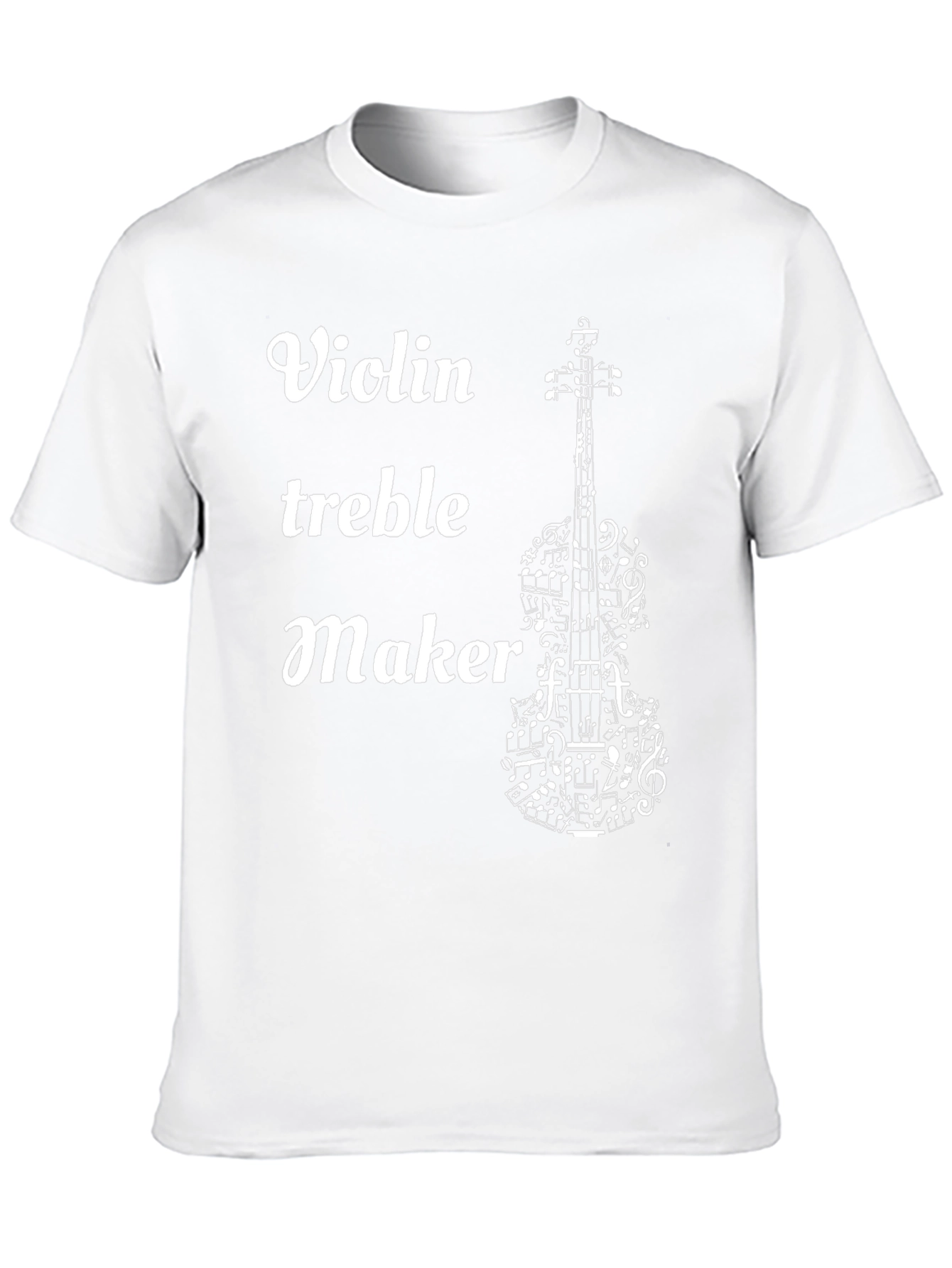 Black Violin Treble Maker T-Shirt view 10