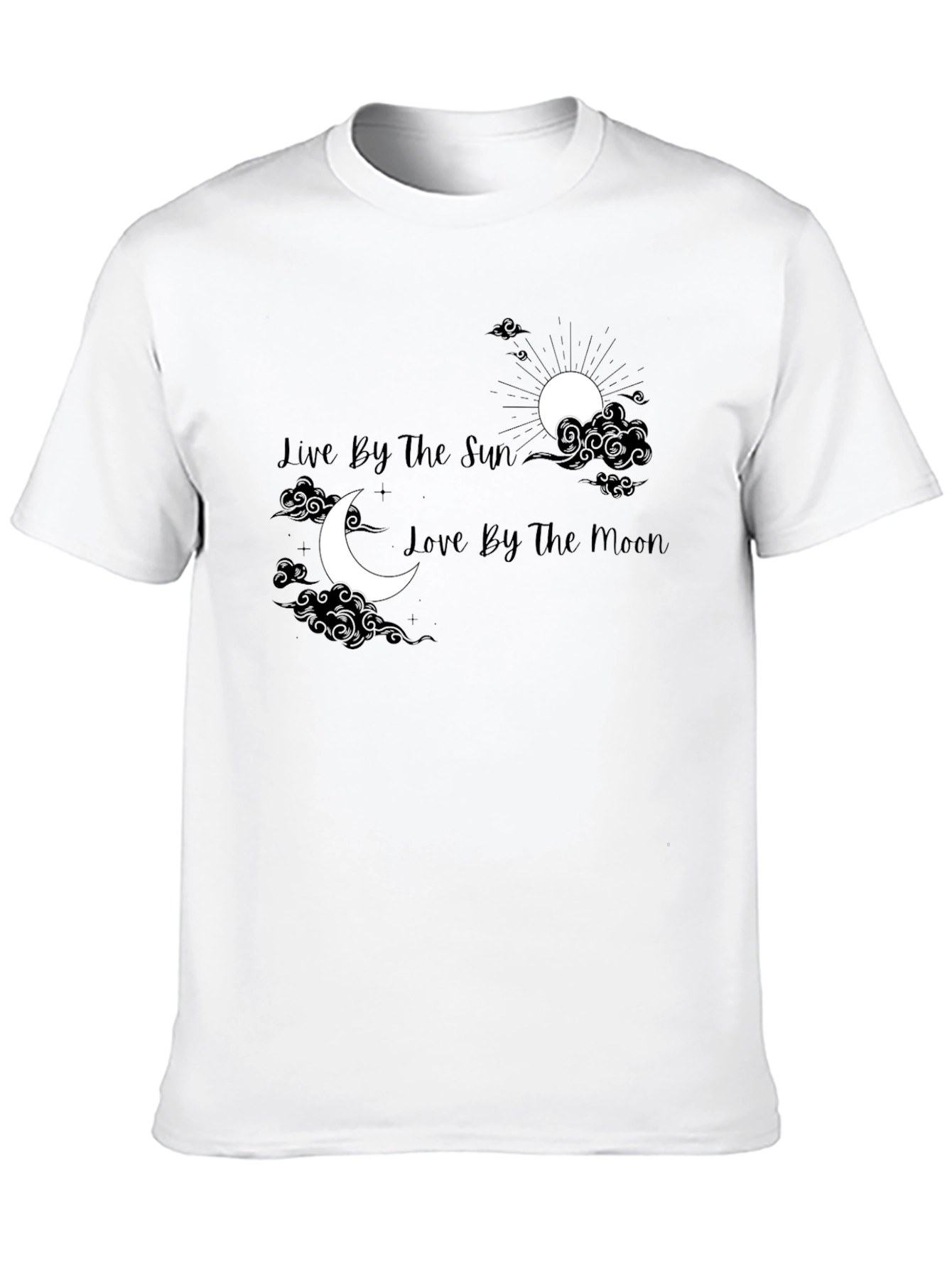 Black Live by the Sun, Love by the Moon Graphic Tee view 10