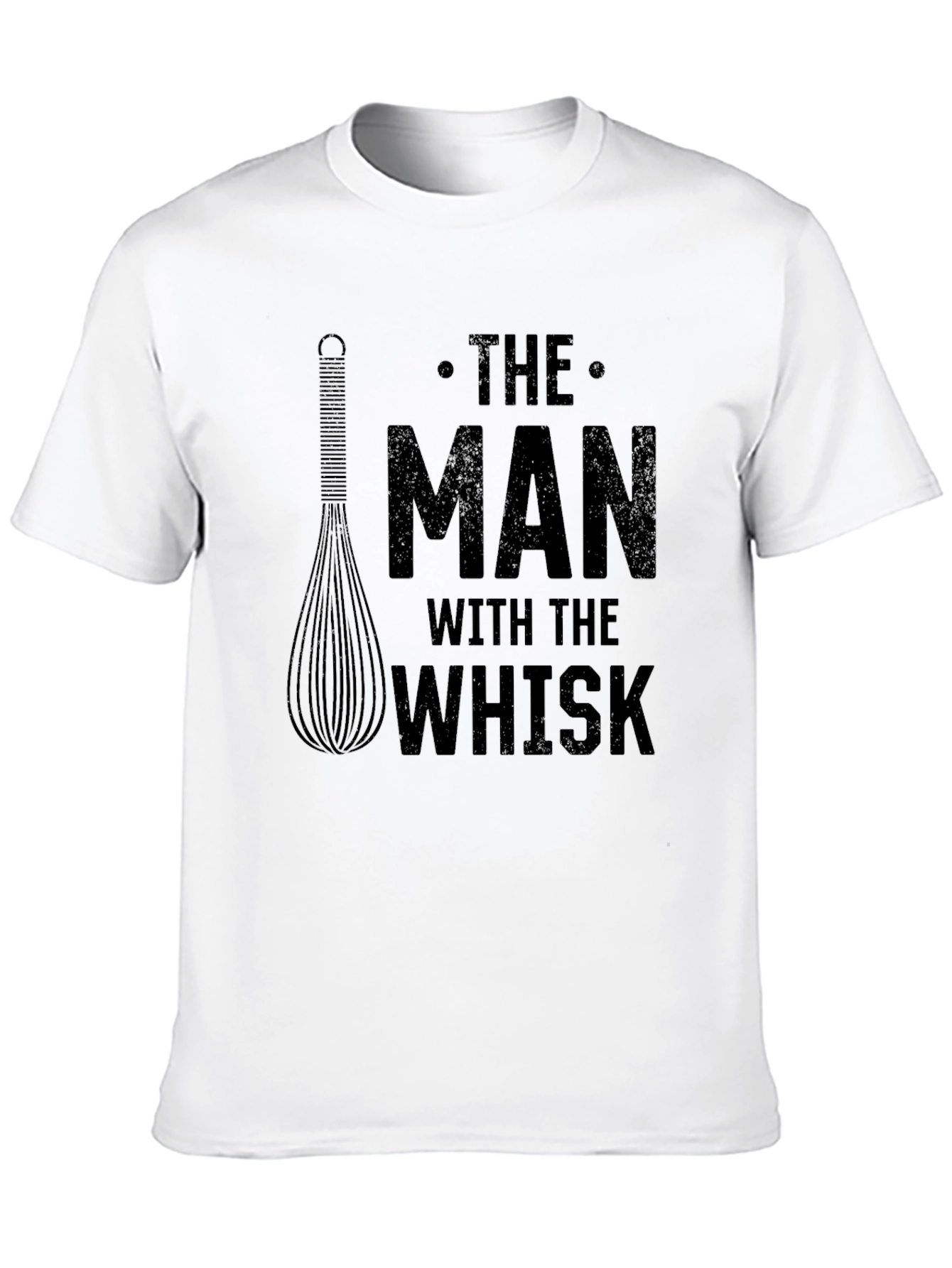 Black The Man With The Whisk Black T-Shirt view 10