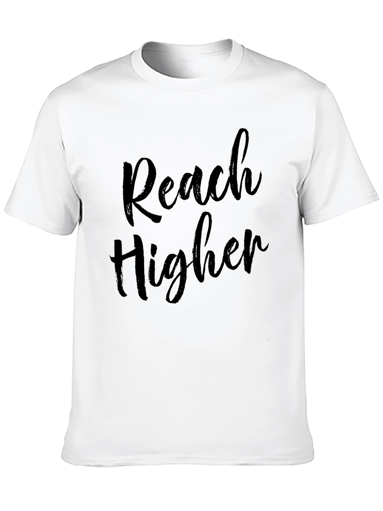 Black Reach Higher Black Graphic Tee view 10