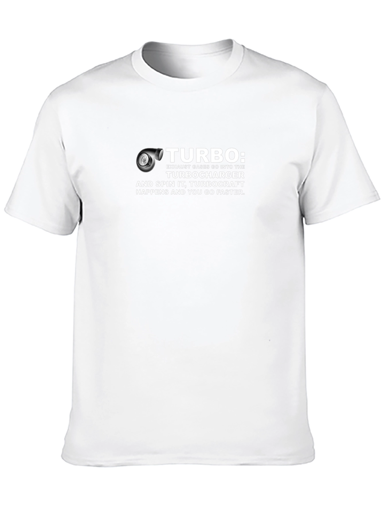 Black Turbo Engine Graphic T-Shirt - Car Enthusiast Tee view 10