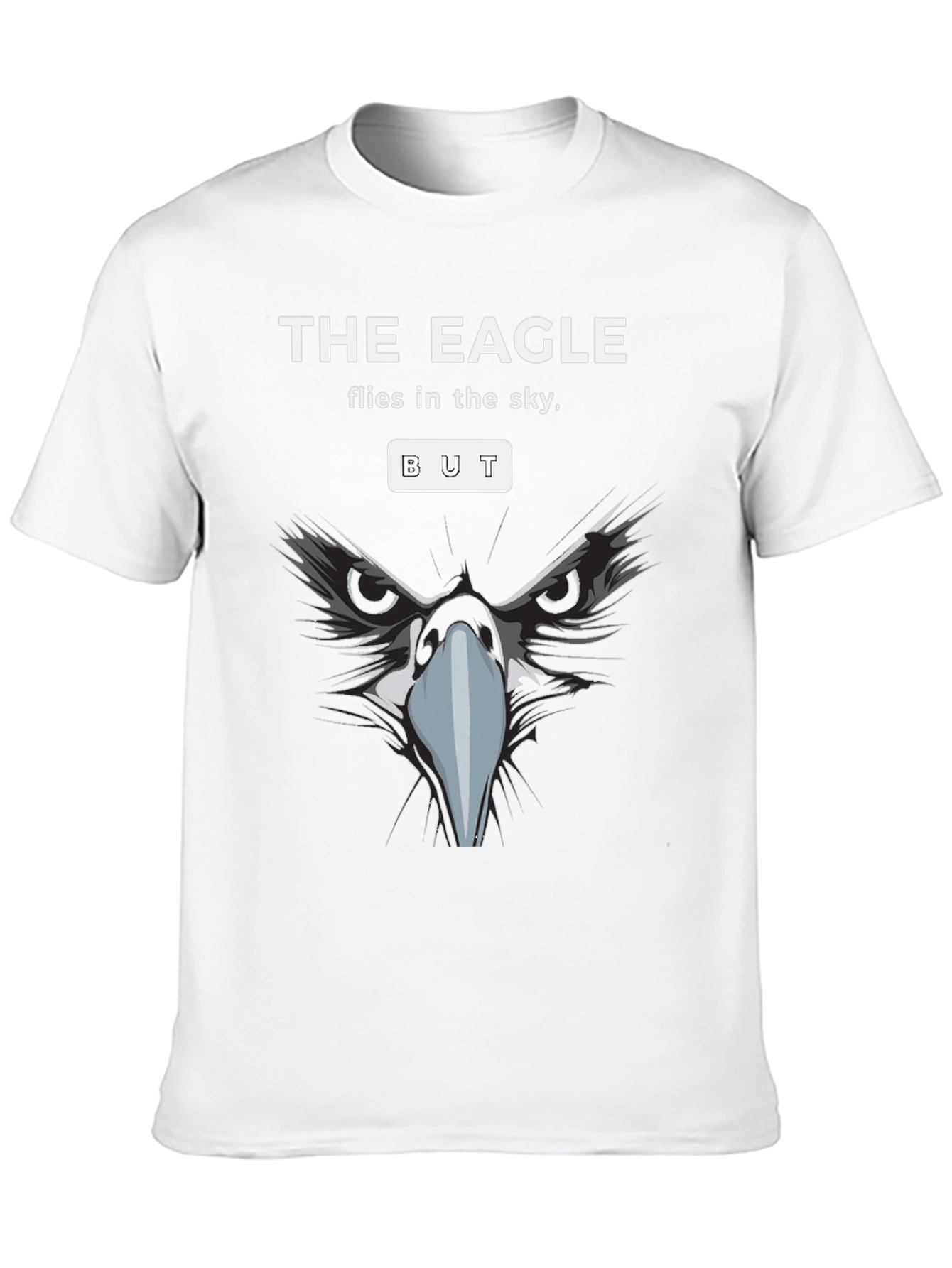 Black The Eagle Flies T-Shirt view 10