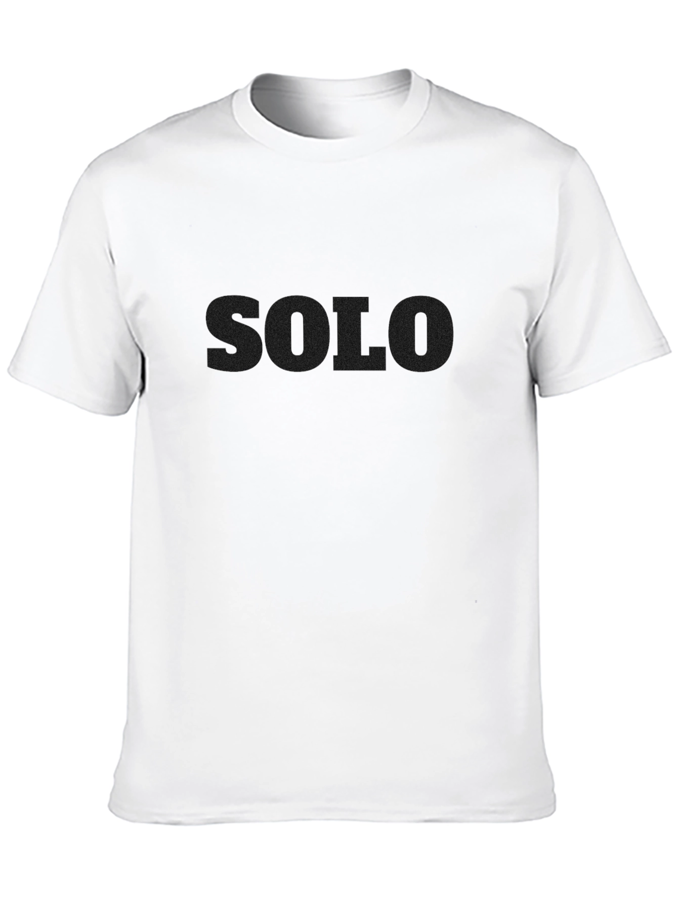 Black Solo Black T-Shirt - Unisex Minimalist Design view 10