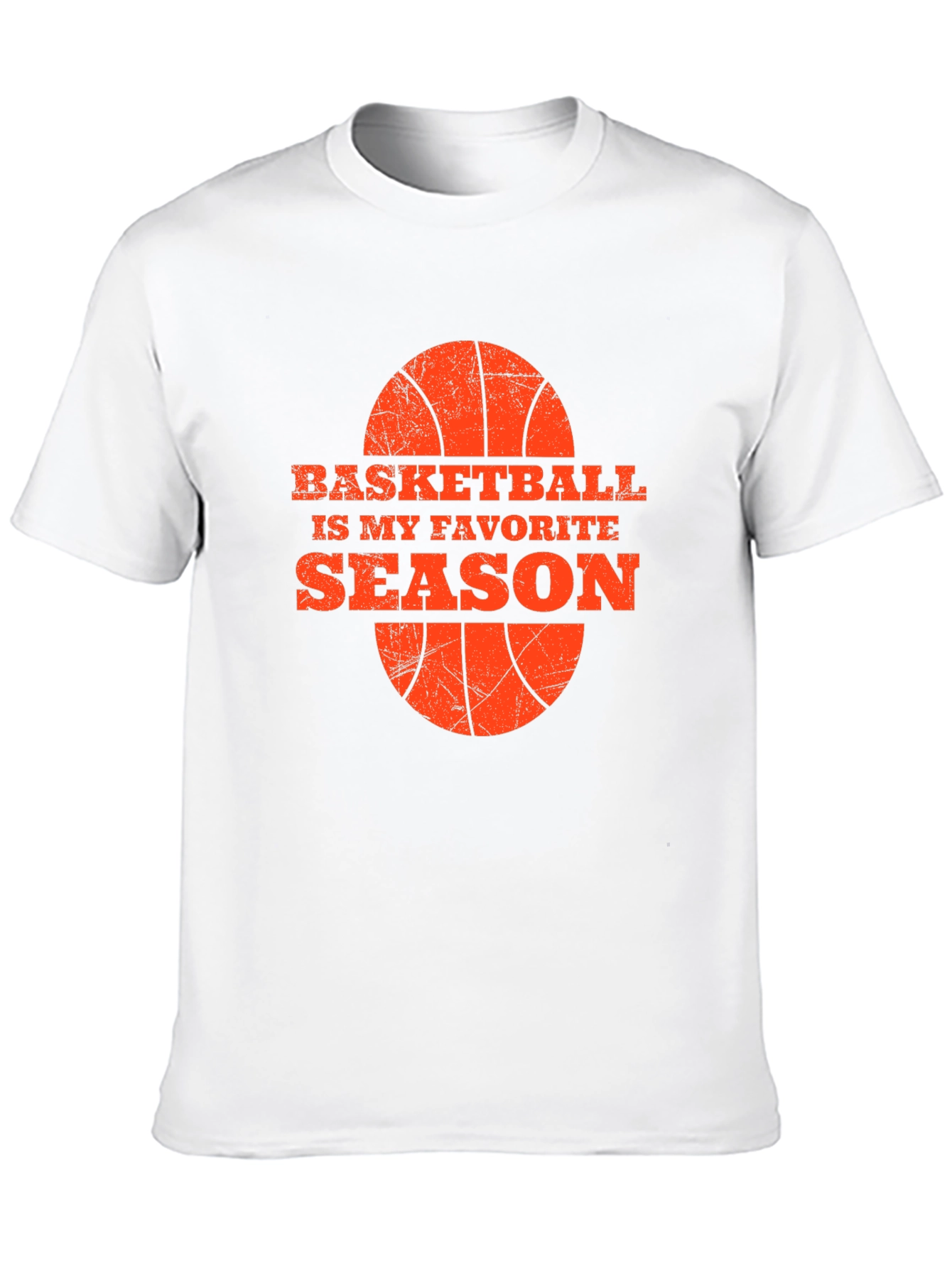 Black Basketball Season Favorite Tee - Black Graphic T-Shirt view 10