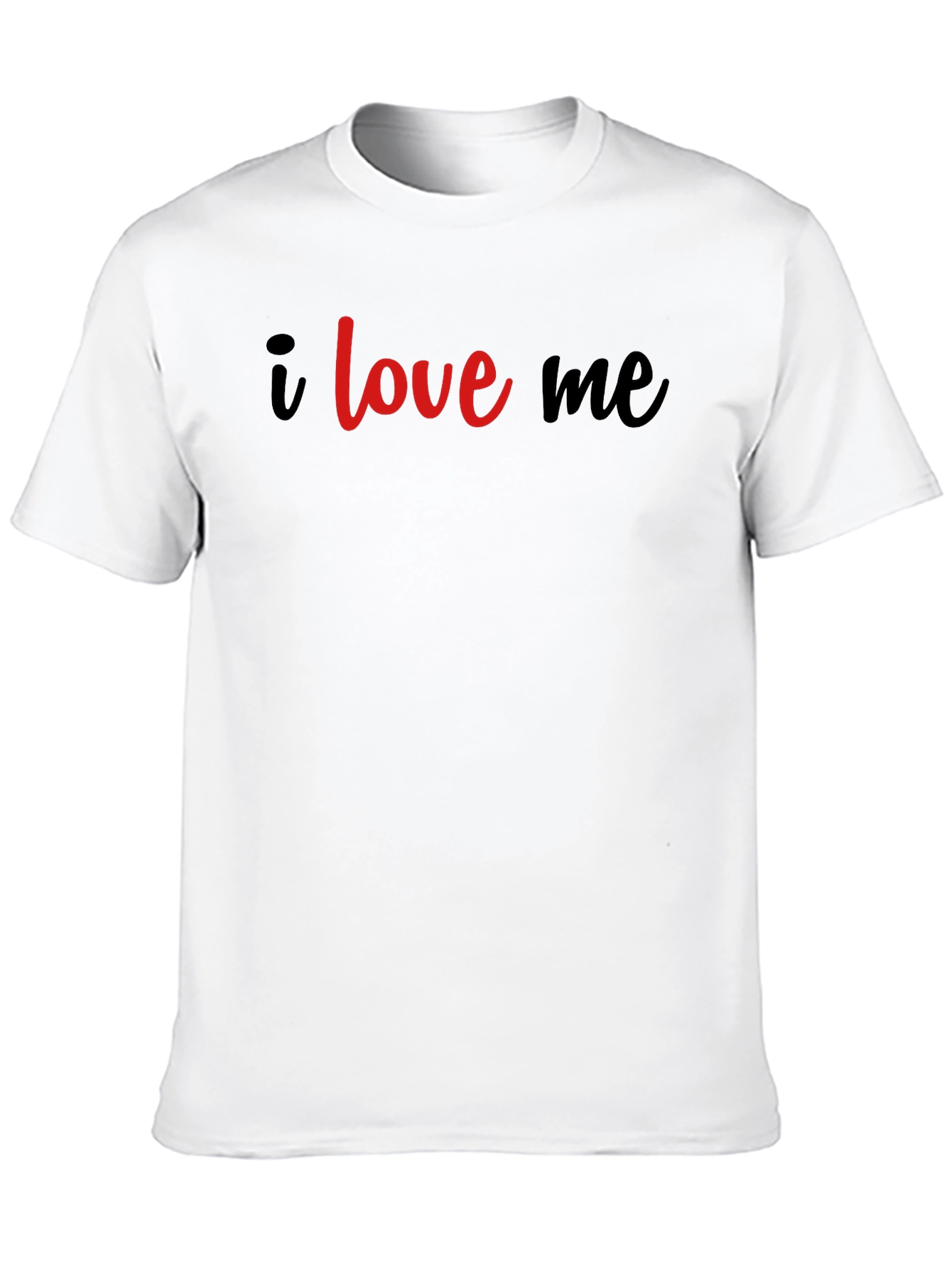 Black I Love Me Black Graphic Tee view 10
