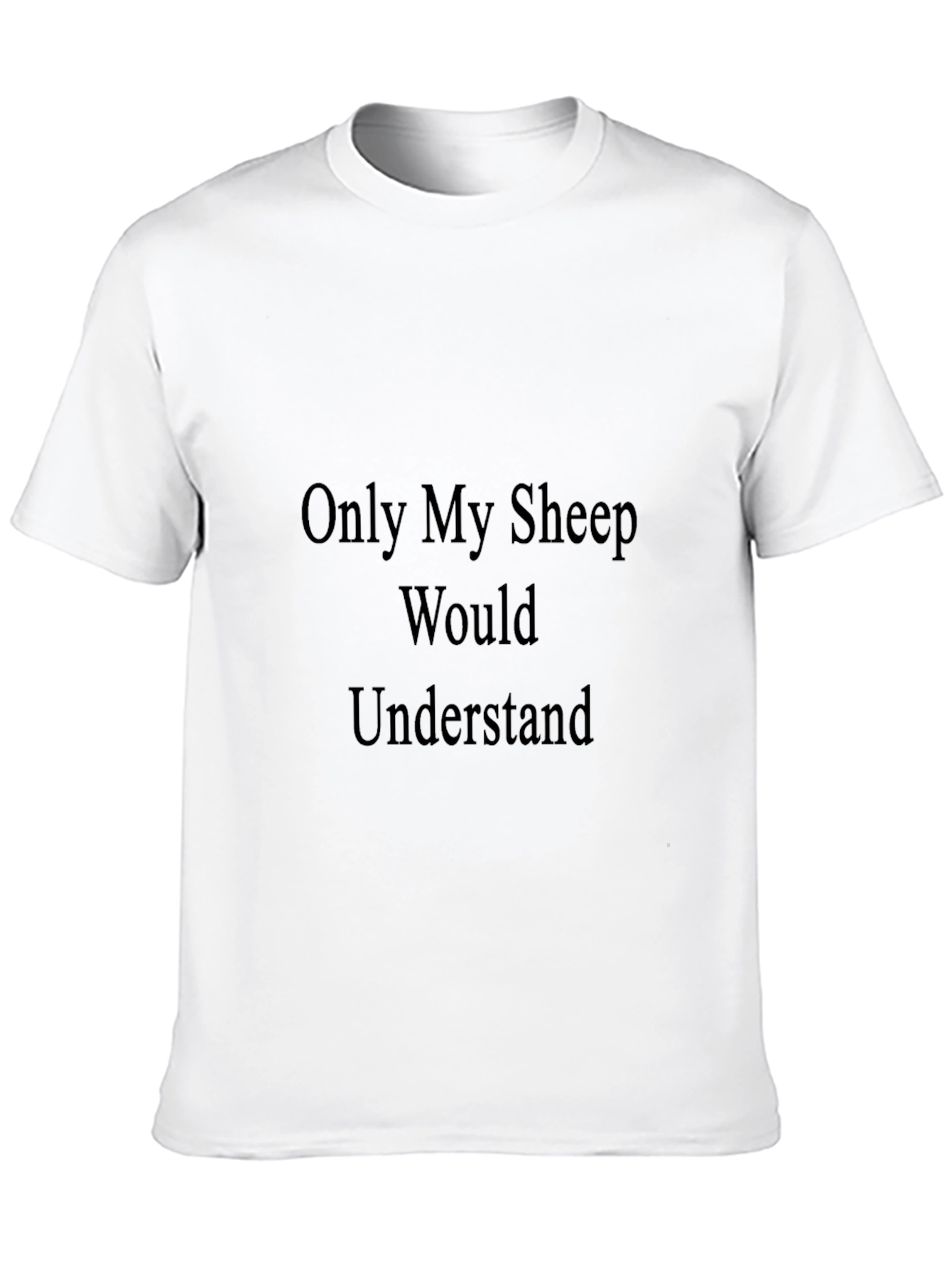Black Only My Sheep Would Understand T-Shirt view 10