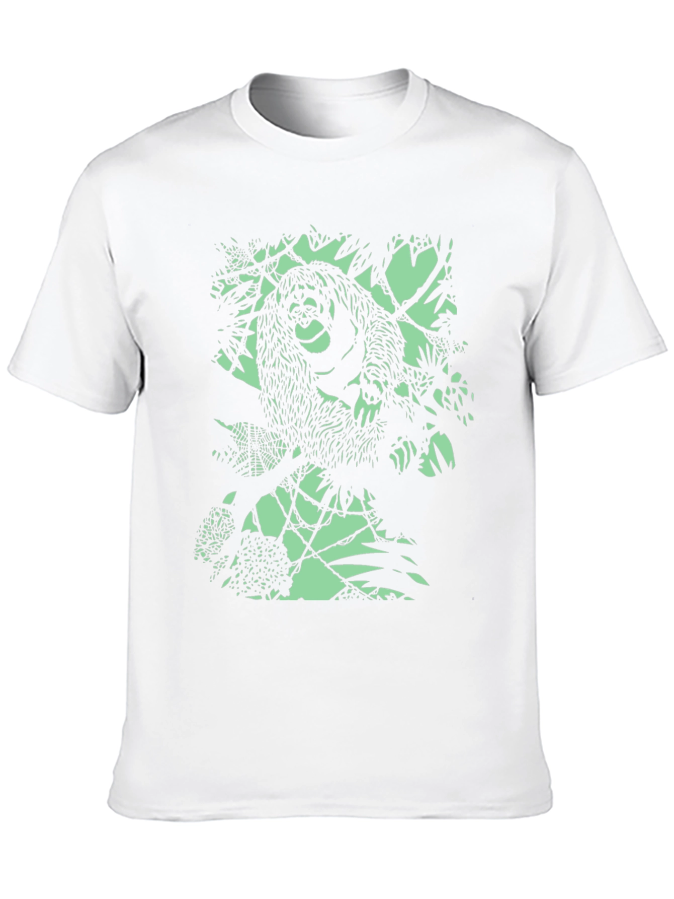 Black Cool Orangutan Graphic T-Shirt view 10