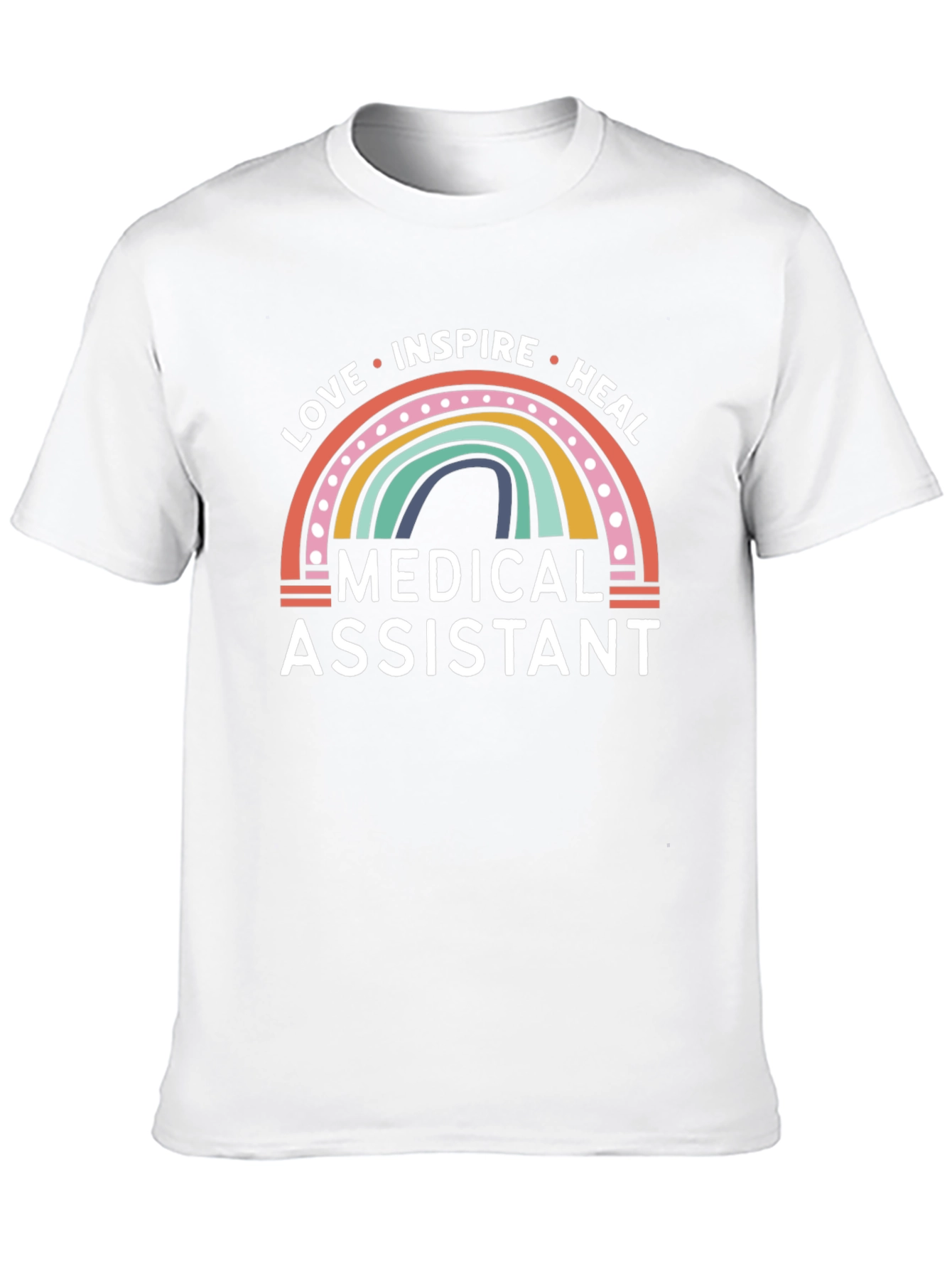 Medical Assistant Rainbow Graphic T-Shirt - 10