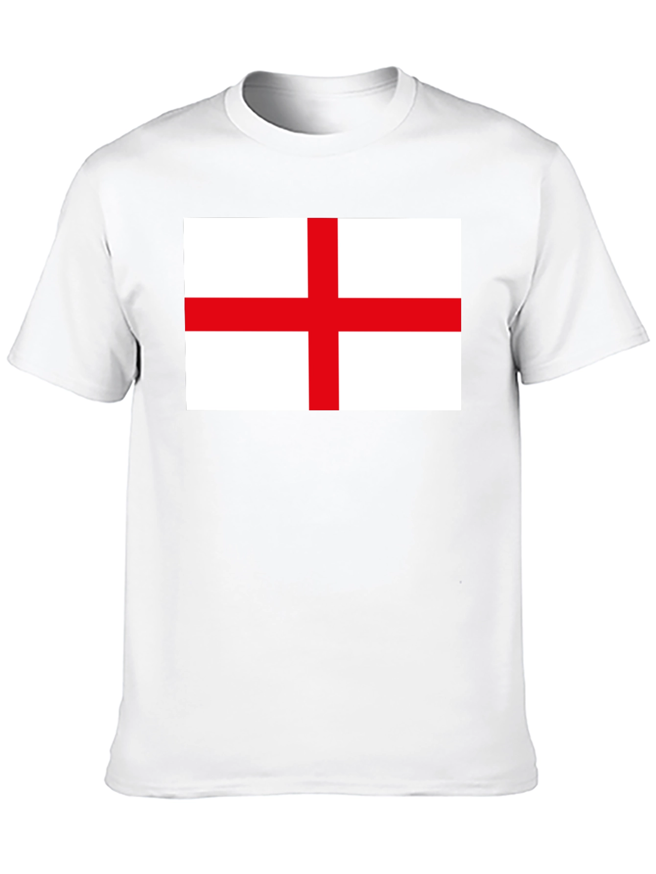 Black England Flag Graphic T-Shirt - Black view 10