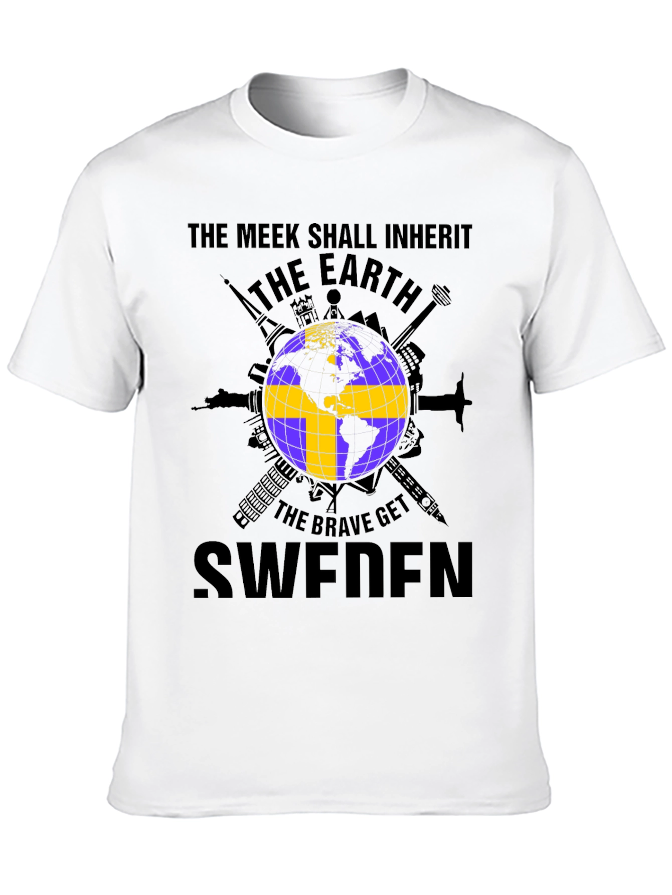 The Meek Shall Inherit Sweden T-Shirt - 10