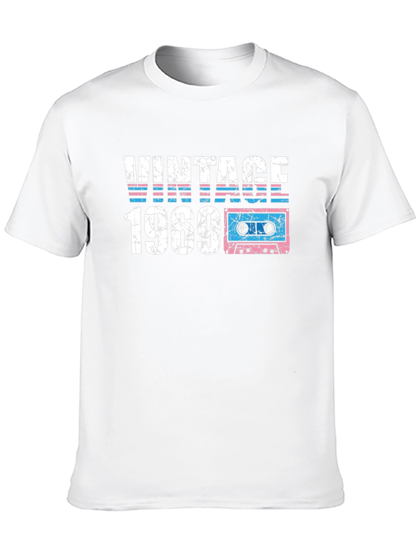 Black Vintage 1969 Cassette Tape T-Shirt view 10