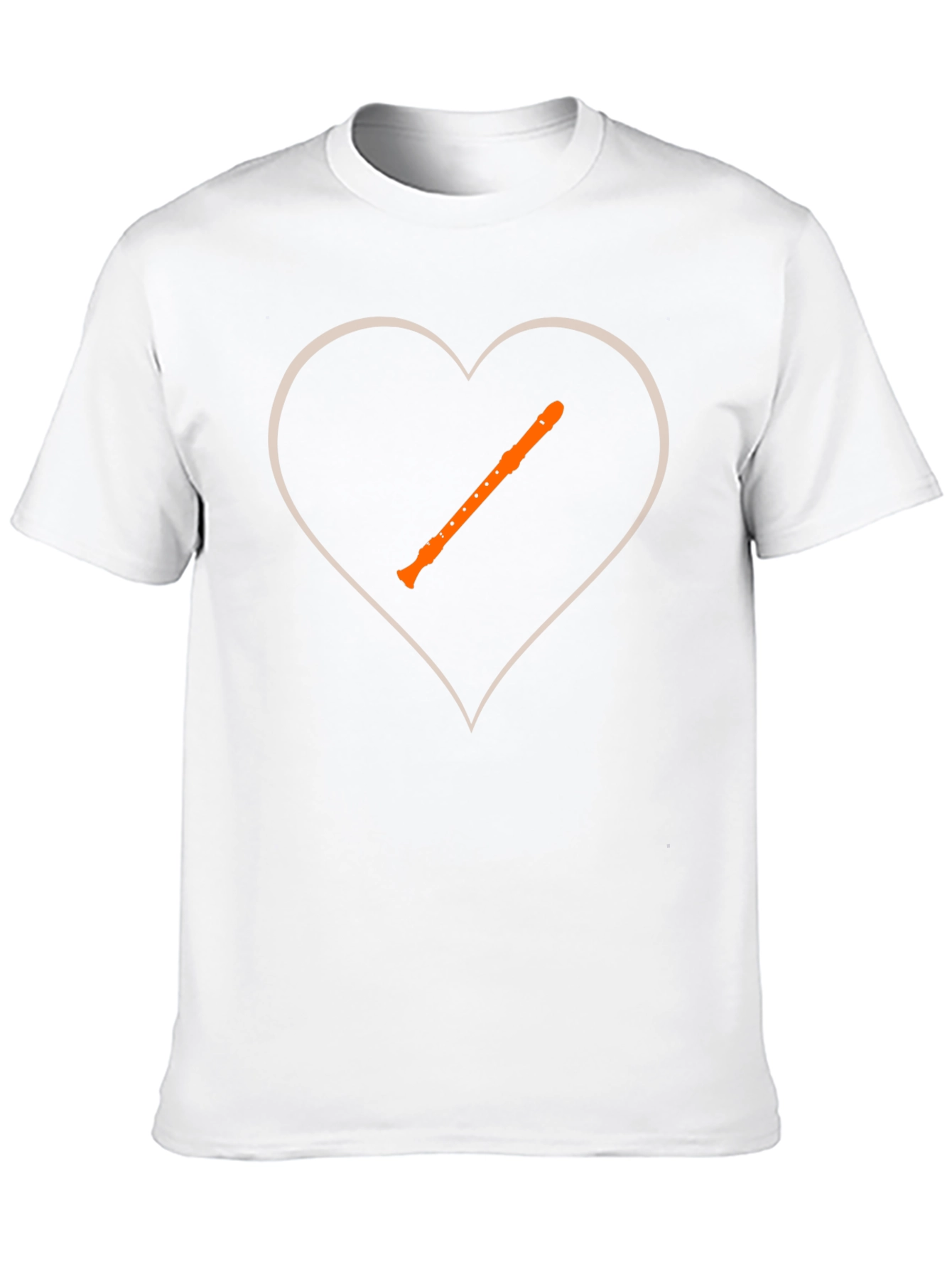 Black Music Lover T-Shirt - Recorder Heart view 10