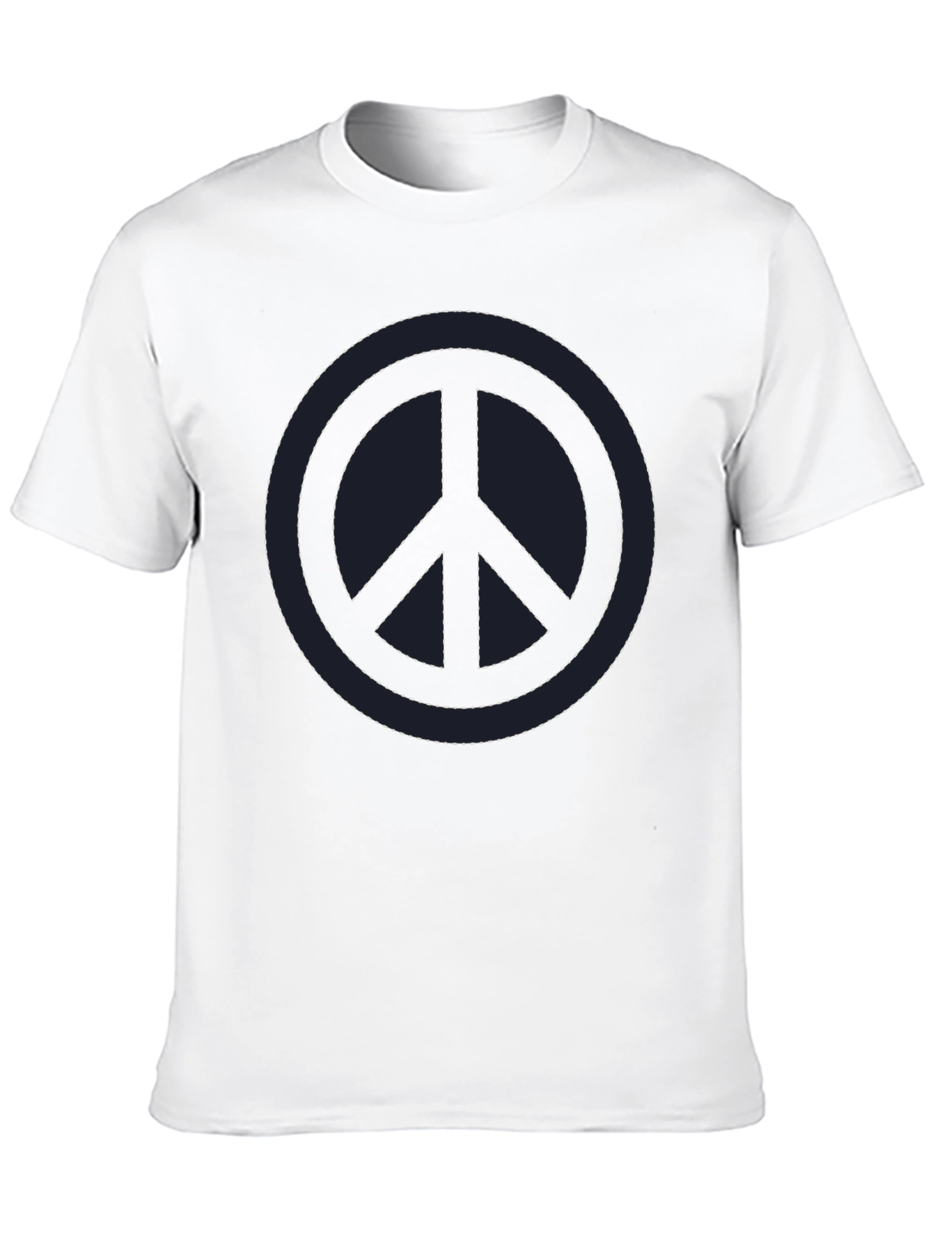 Black Peace Sign Graphic T-Shirt - Stylish Casual Tee view 10