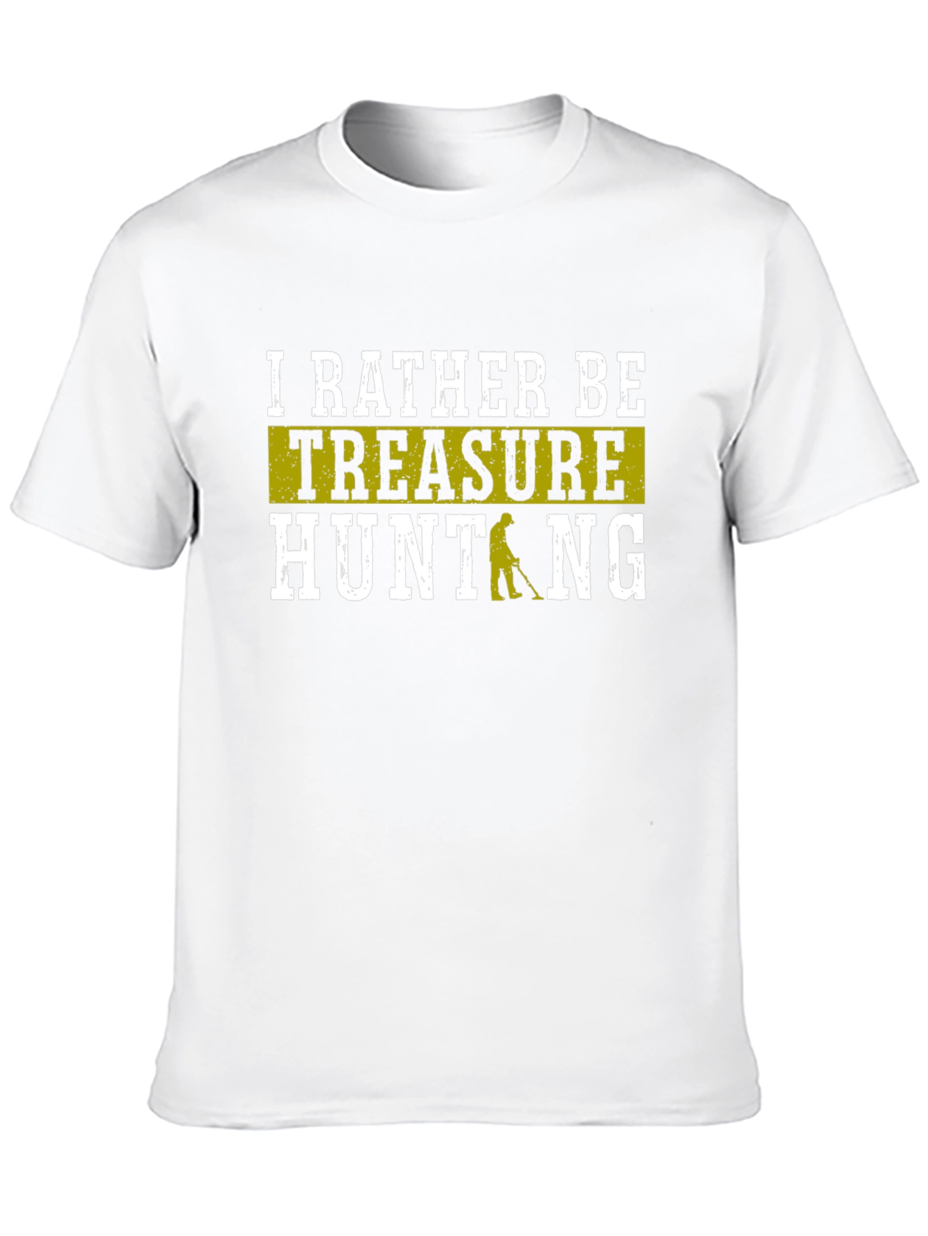 Black Treasure Hunting T-Shirt - Hobby Tee view 10