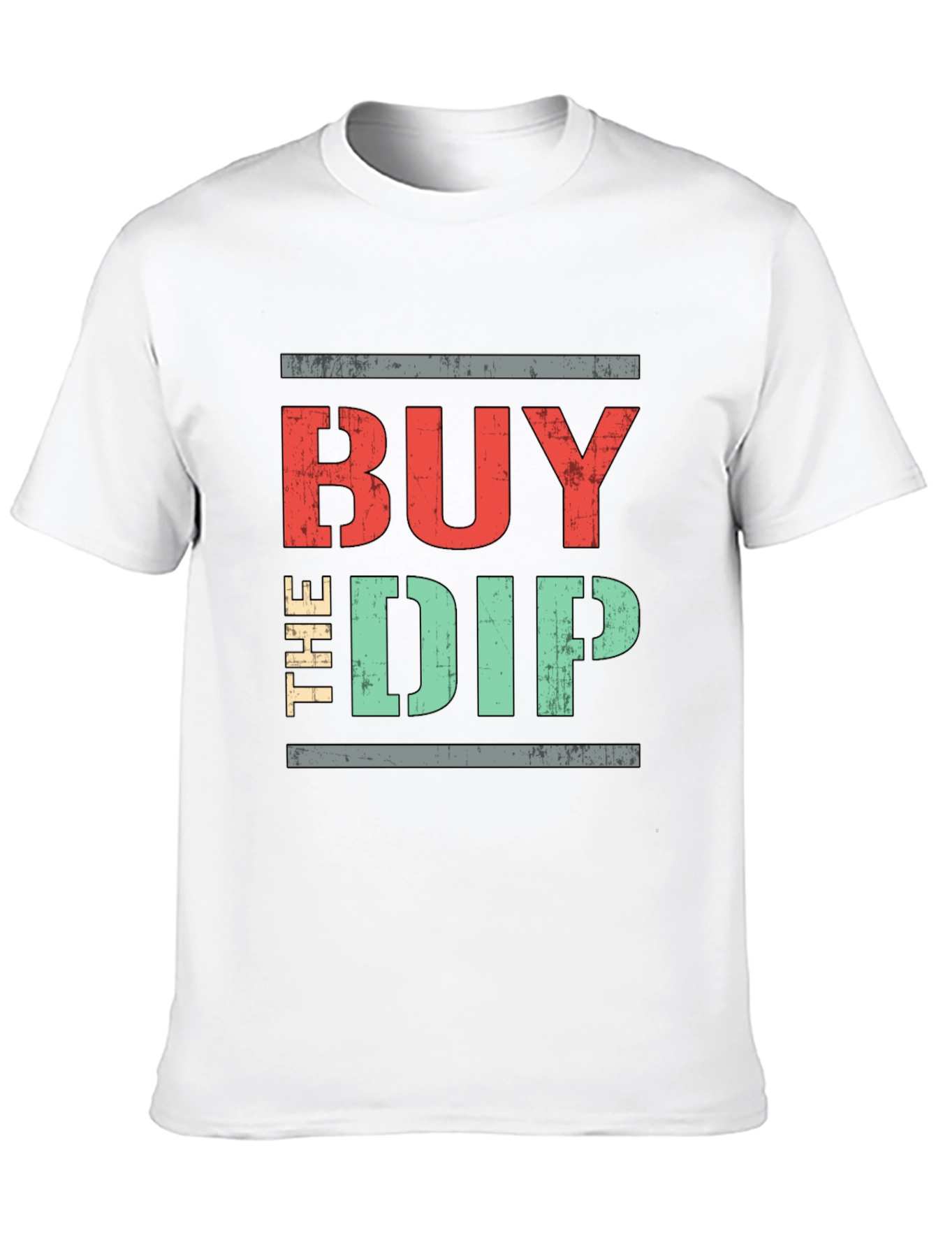 Black Buy The Dip Graphic Tee - Stock Market T-Shirt view 10