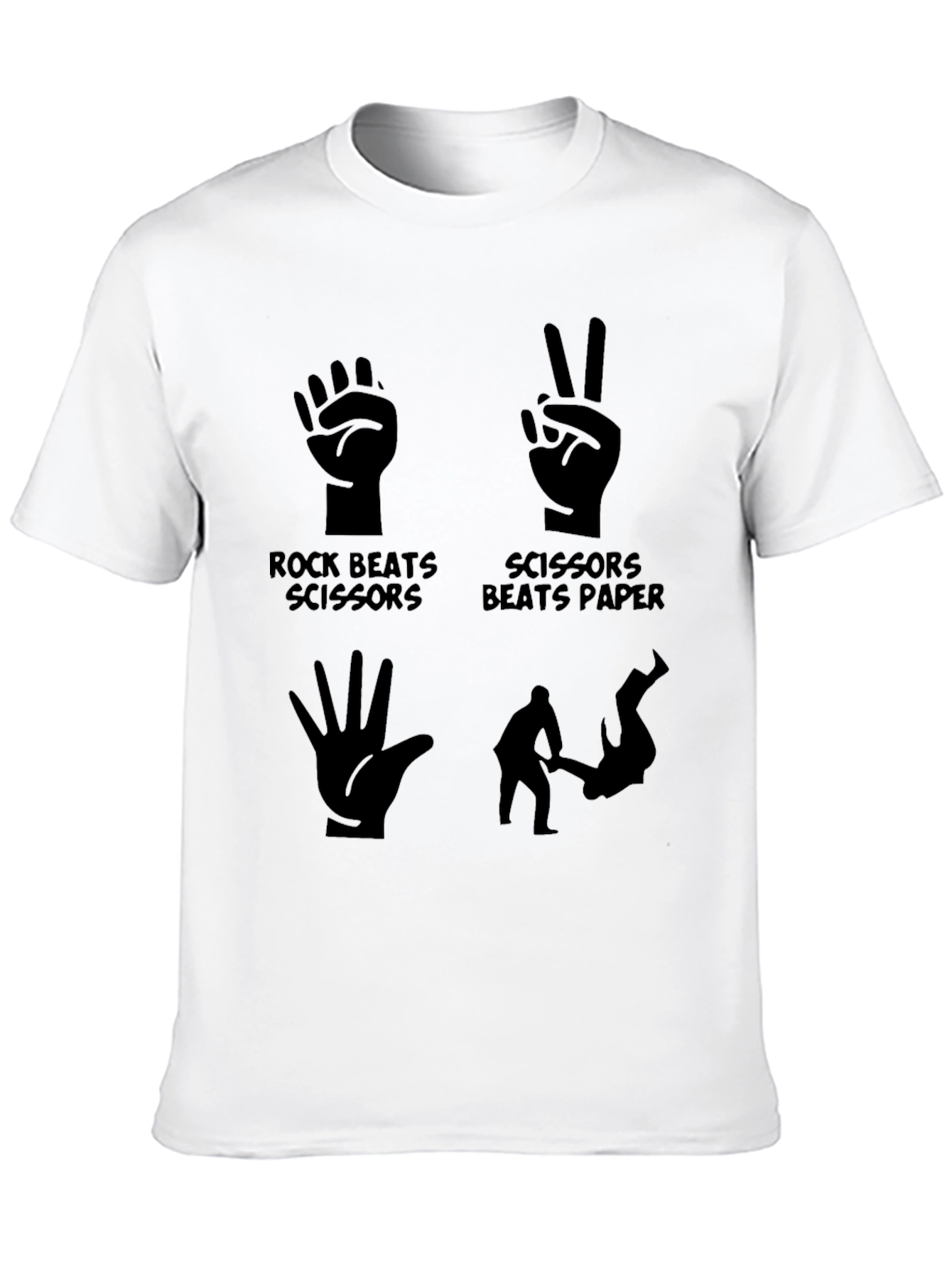 Black Rock Paper Scissors Shirt view 10