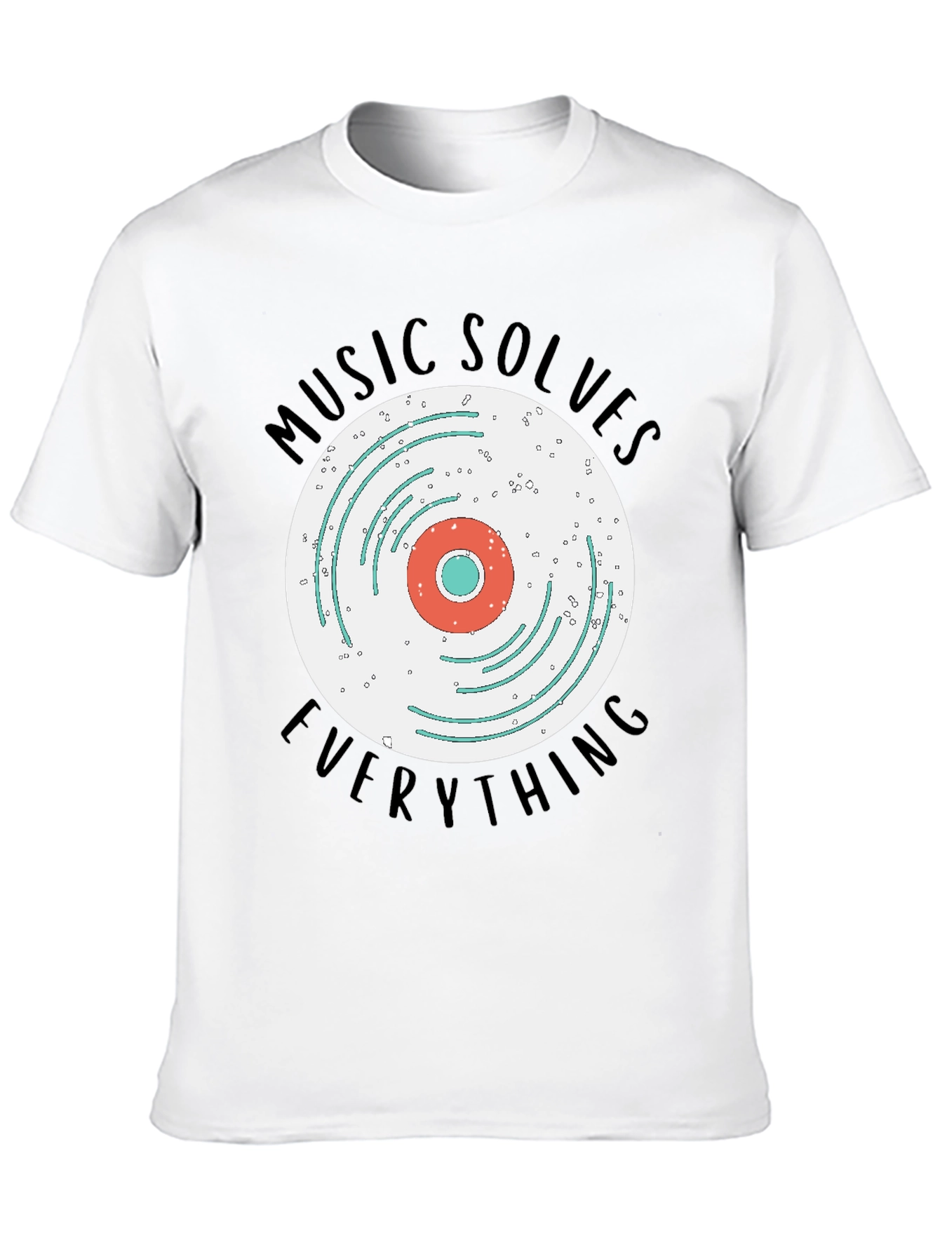 Black Music Solves Everything Graphic Tee view 10