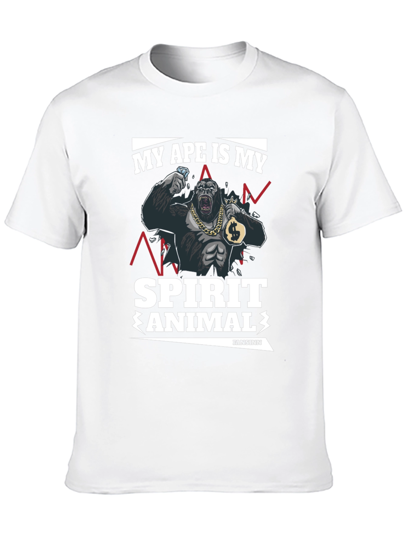 Black Ape Spirit Animal Graphic T-Shirt view 10