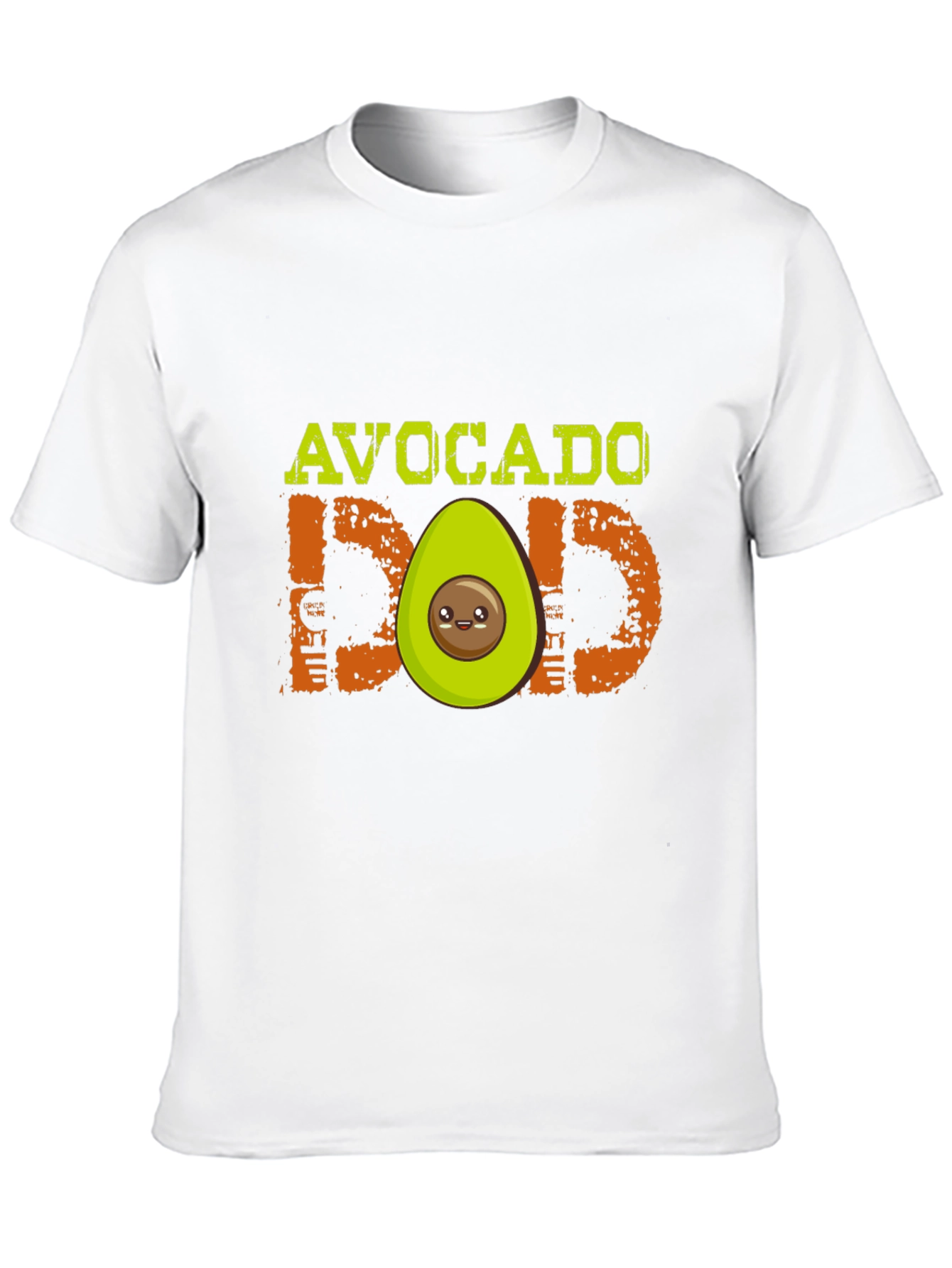 Black Avocado Dad Graphic T-Shirt - Black, Cute Design view 10