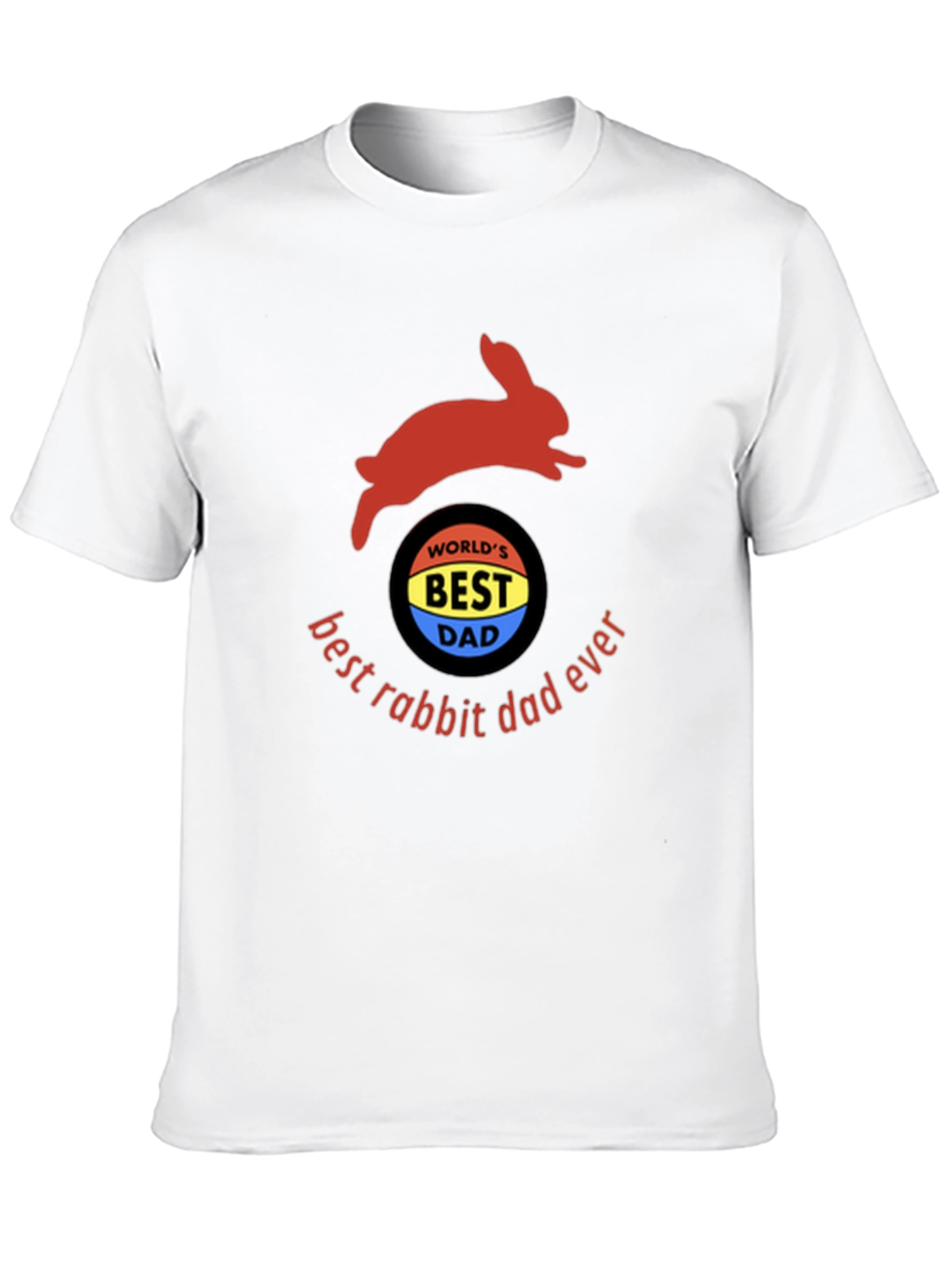 Black Best Rabbit Dad Ever T-Shirt view 10