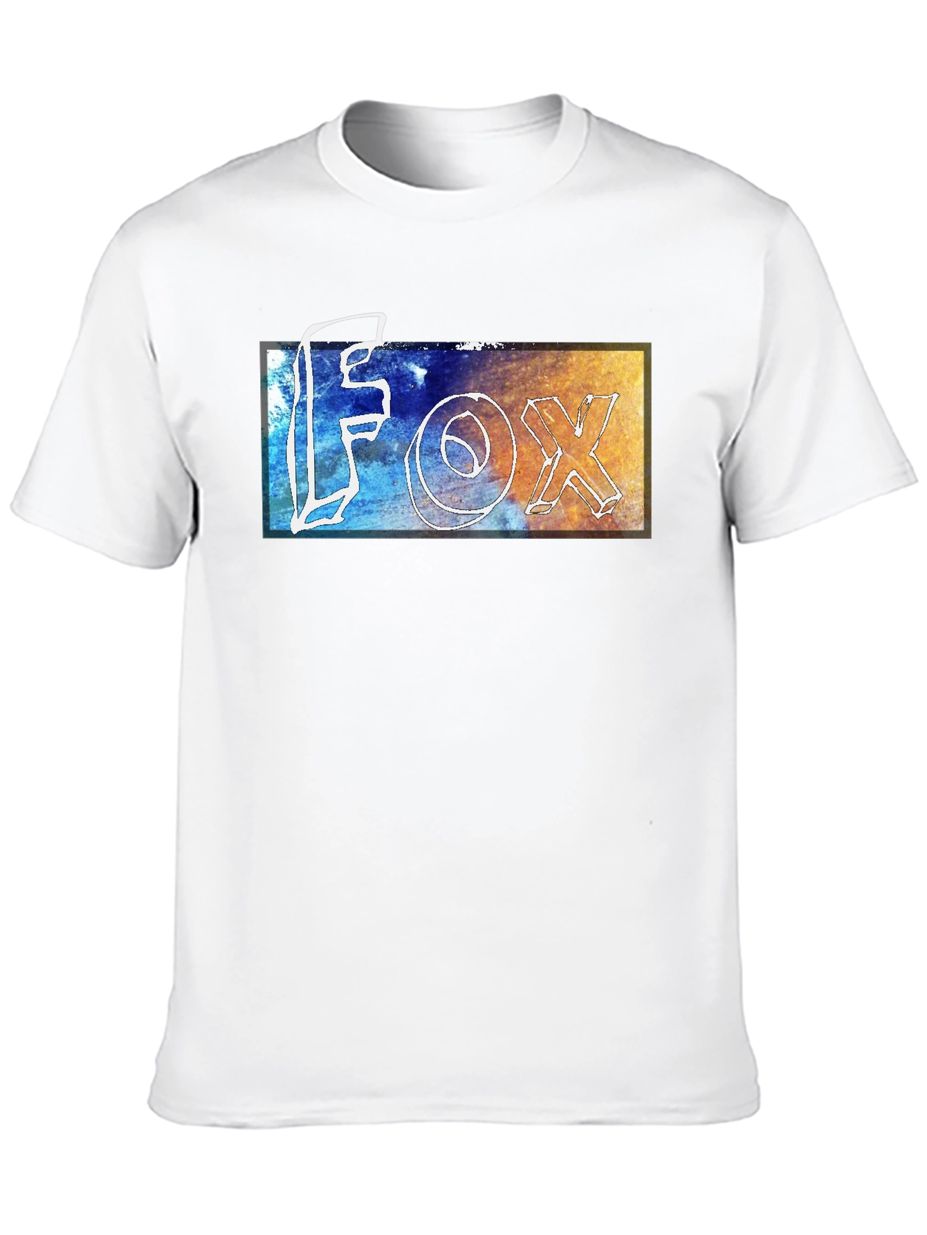 Black Modern 'FOX' Graphic Tee - Stylish Men's Black T-Shirt view 10