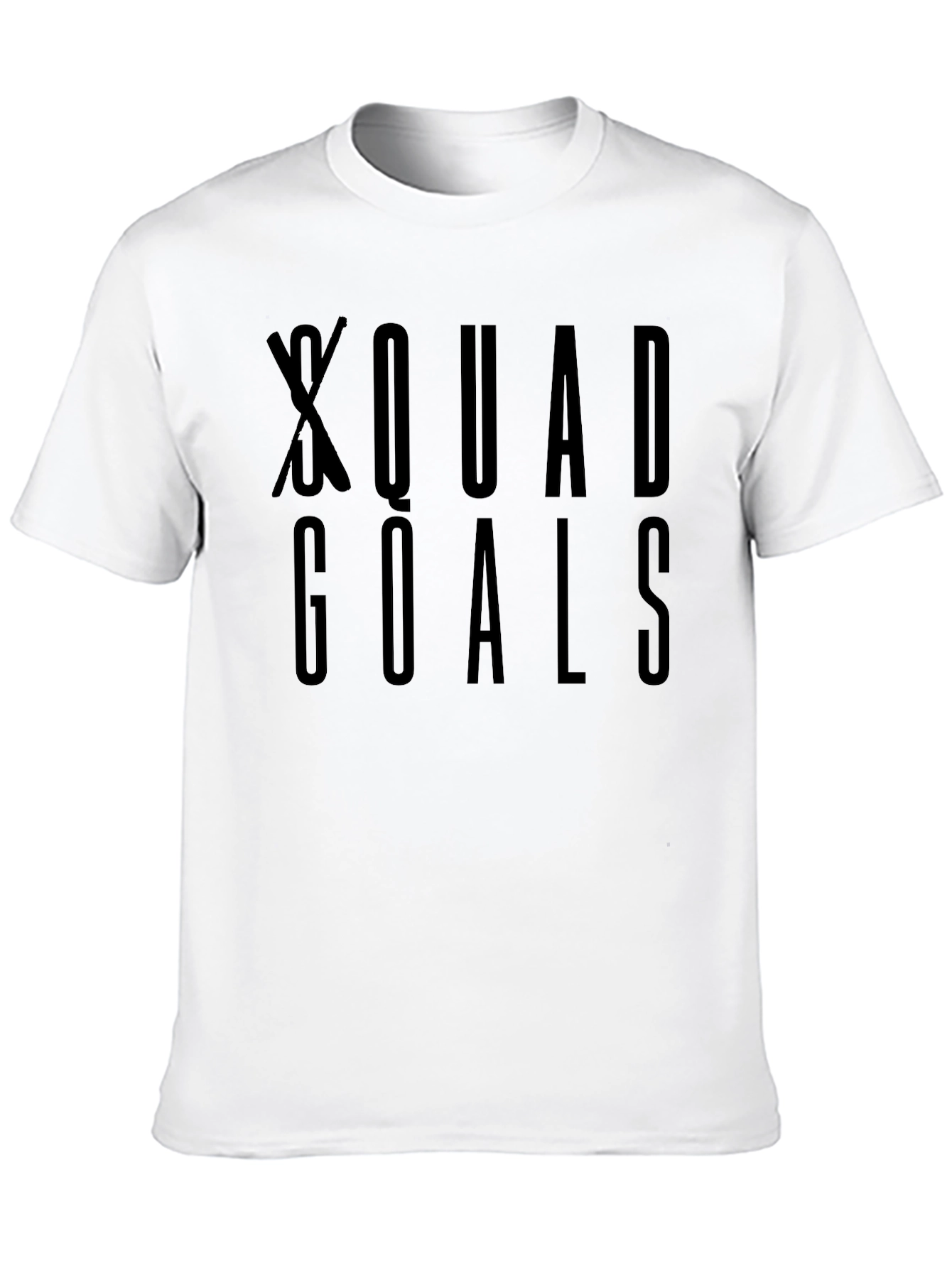 Black Squad Goals Black Crewneck T-Shirt view 10