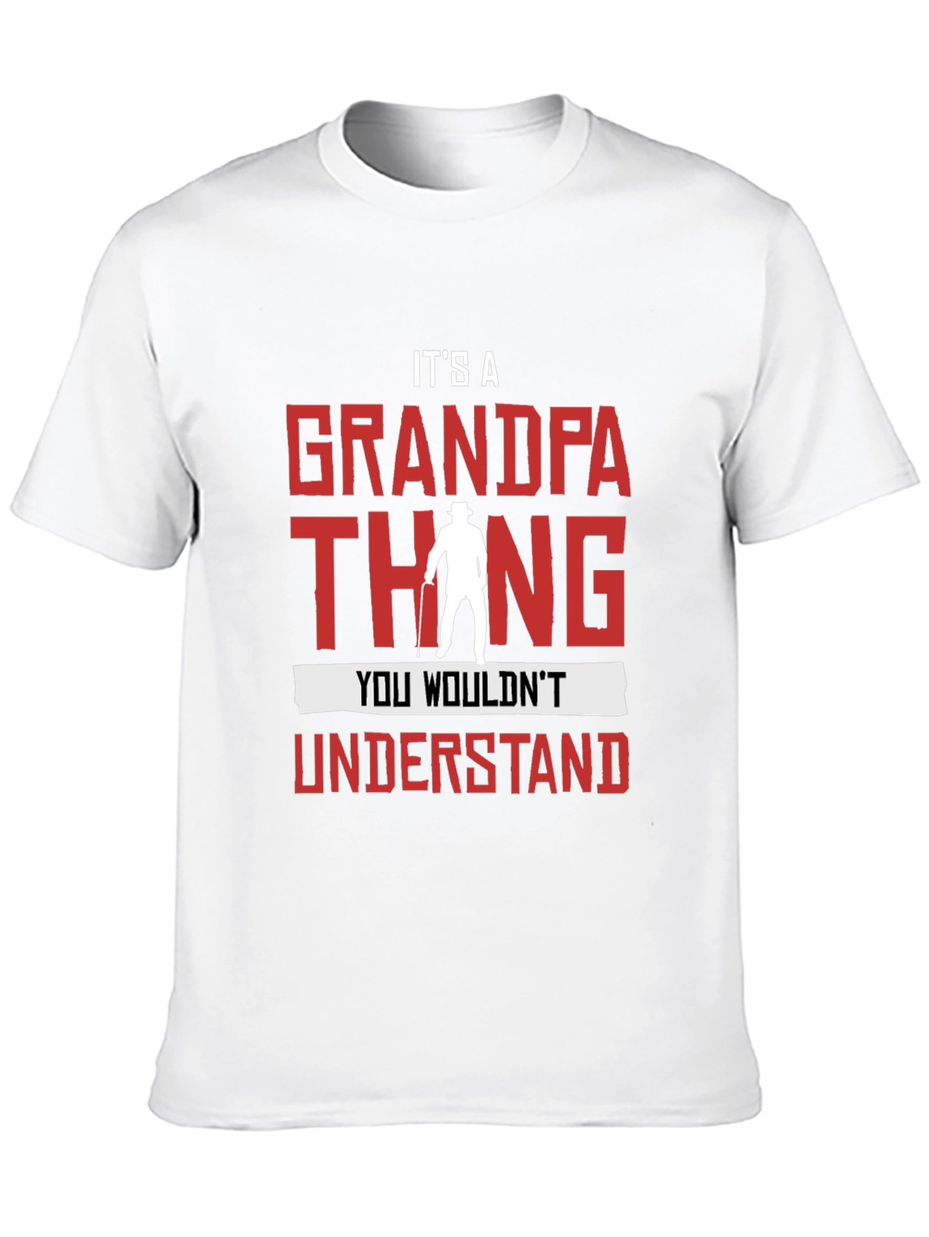 Black It's A Grandpa Thing T-Shirt view 10