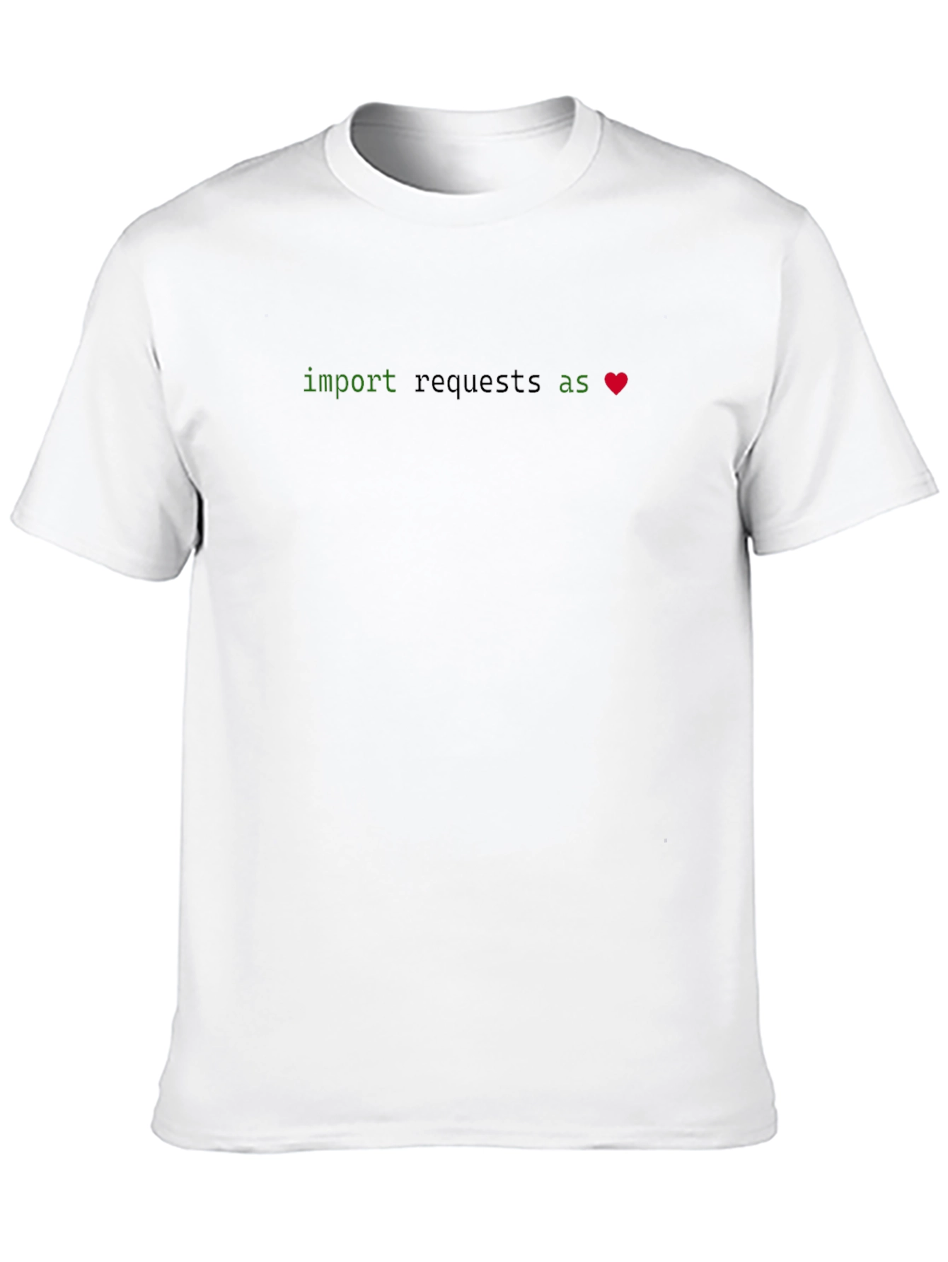 Black Coding Humor T-Shirt - Import Requests with Love! view 10