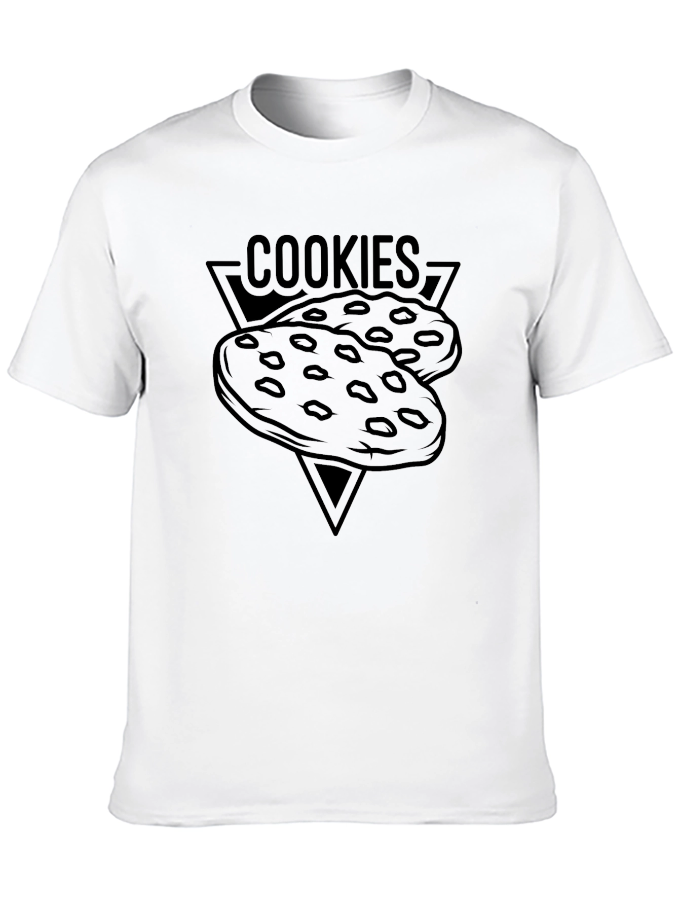 Black Cookies Graphic Black T-Shirt - Foodie Fashion view 10
