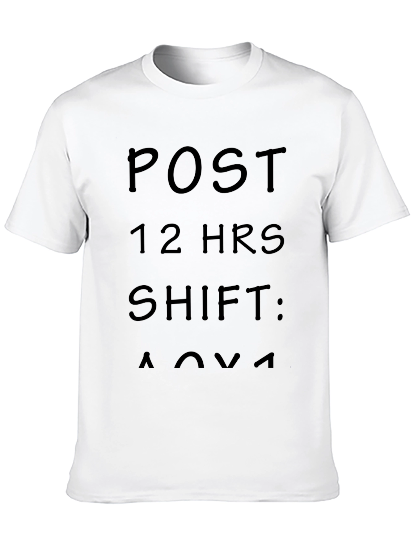 Black Post 12-Hour Shift T-Shirt - Relaxing Comfort view 10