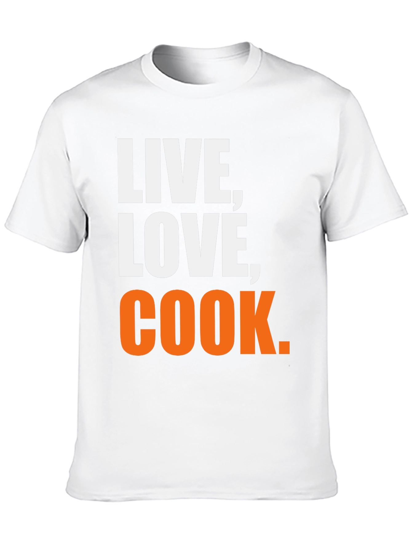 Black Live, Love, Cook Graphic T-Shirt view 10