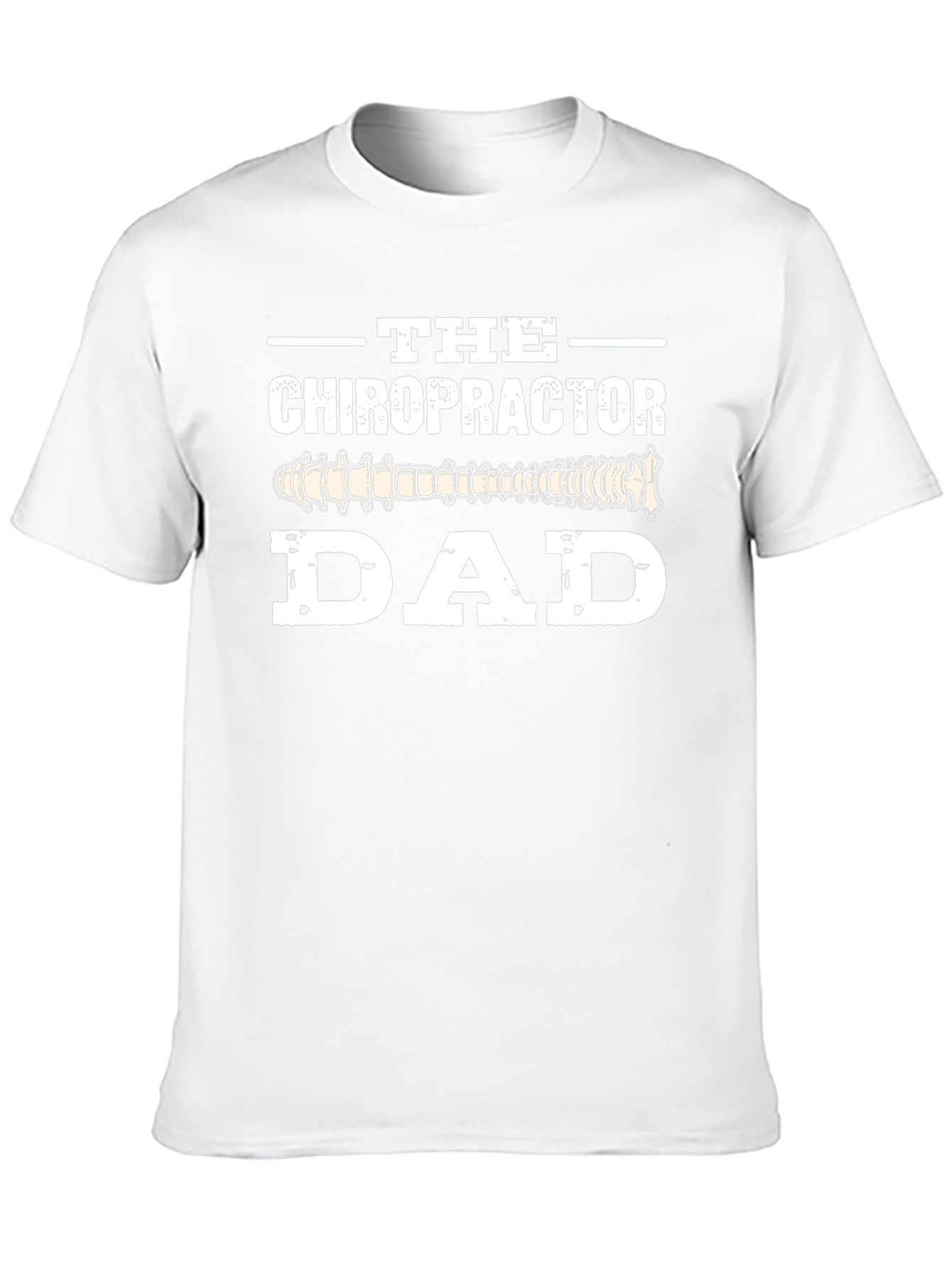 Black Chiropractor Dad T-Shirt - Gift for Chiropractic Fathers view 10