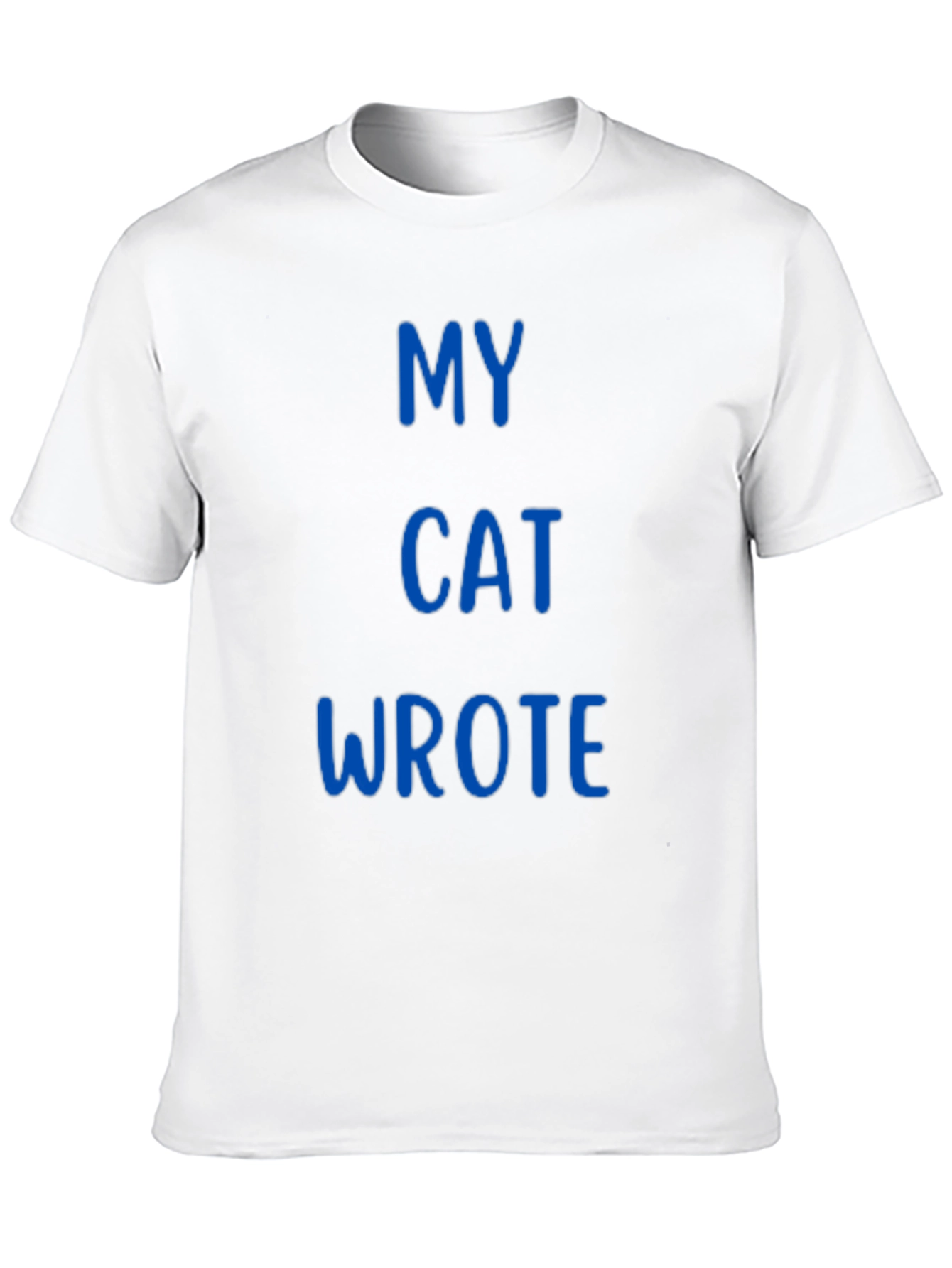 Black My Cat Wrote - Novelty T-Shirt view 10