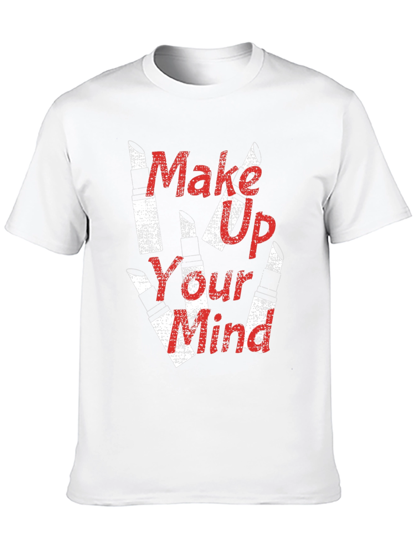 Black Make Up Your Mind Graphic Tee view 10
