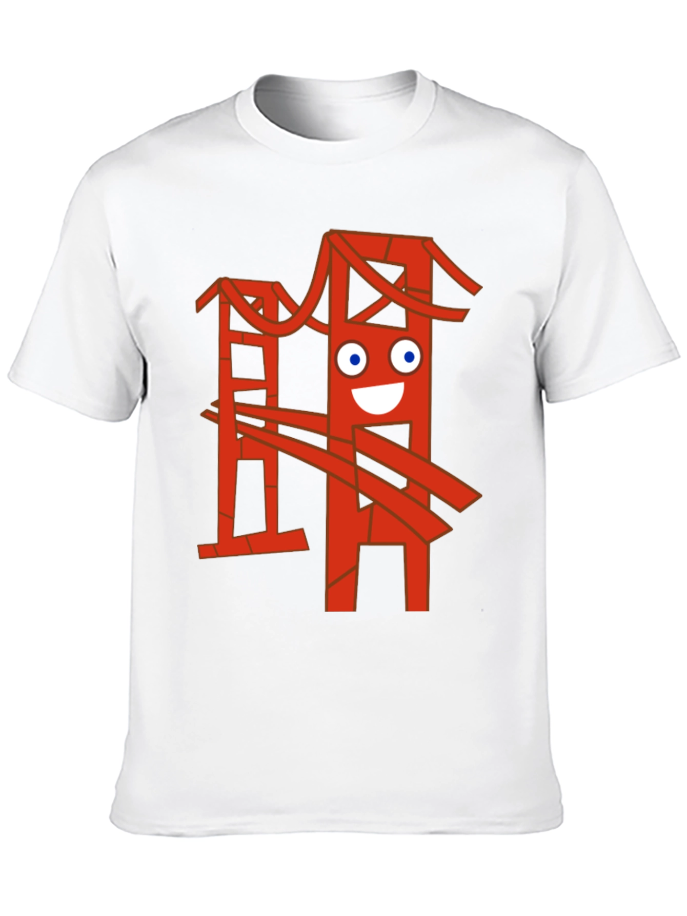 Black Funny Bridge Graphic T-Shirt - Black view 10