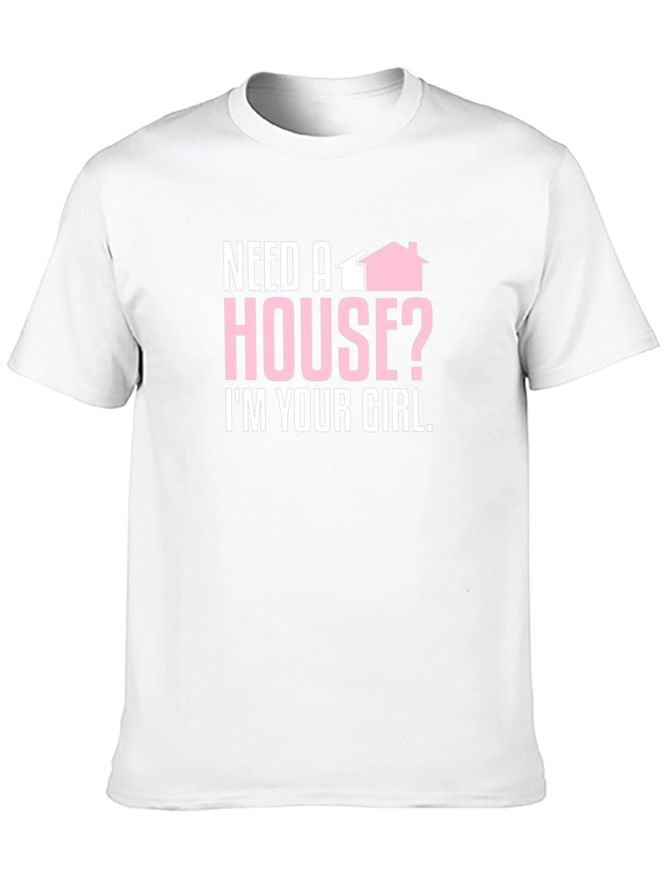 Black Need a House? Black Graphic Tee view 10