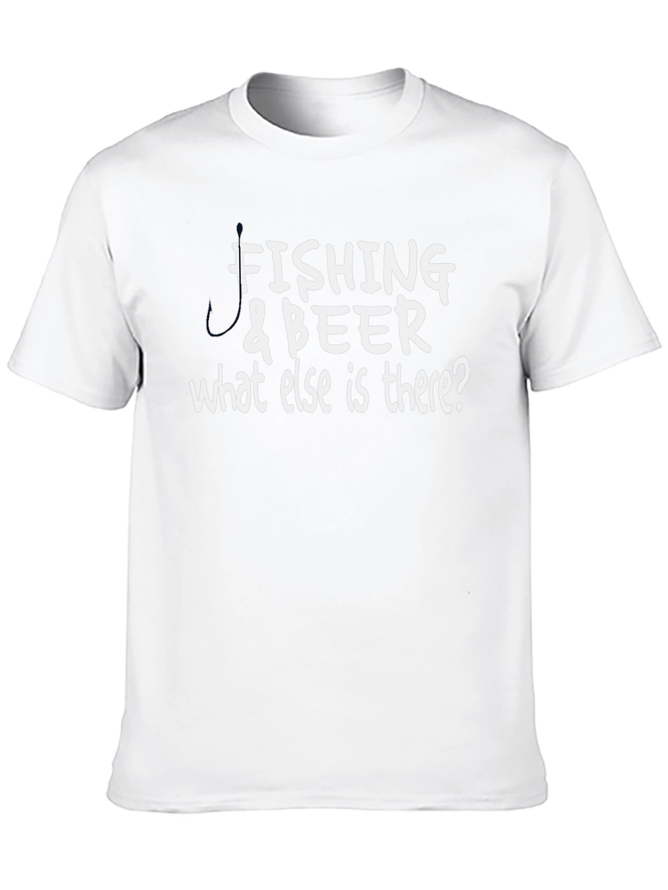 Black Fishing & Beer T-Shirt - Funny Graphic Tee view 10