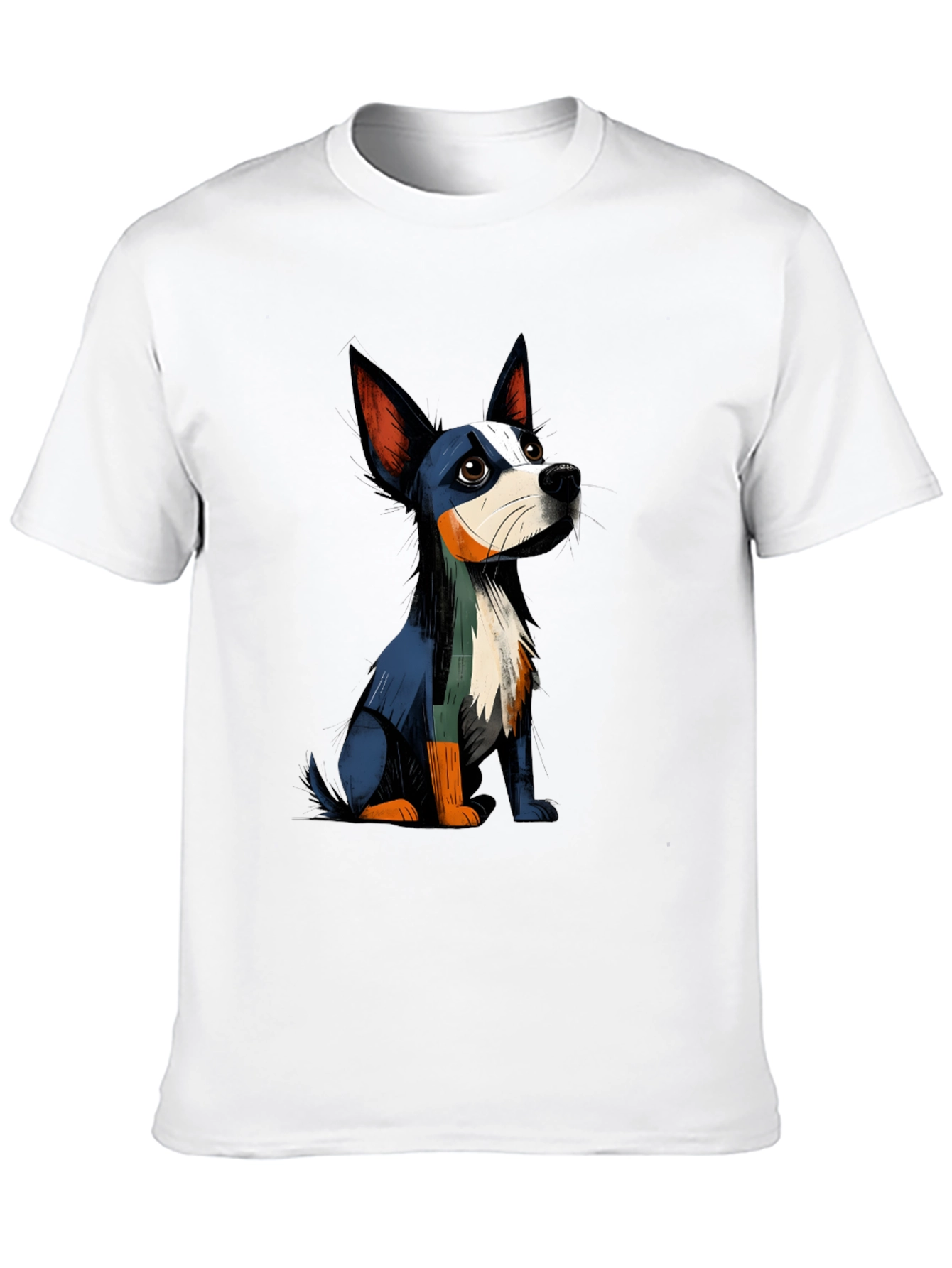 Black Dog Graphic Tee - Men's Black T-Shirt view 10