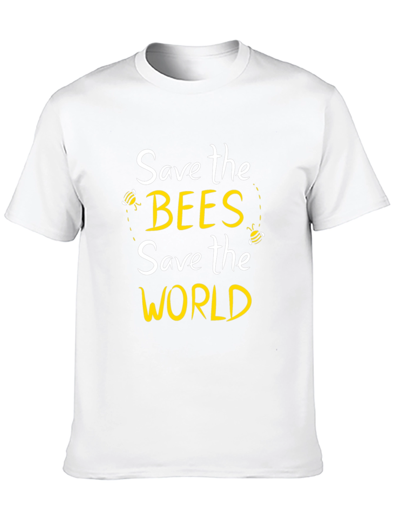 Black Save the Bees Graphic T-Shirt view 10