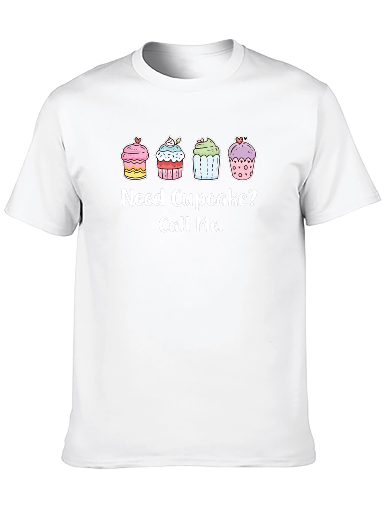 Black Need Cupcake? Graphic T-Shirt view 10